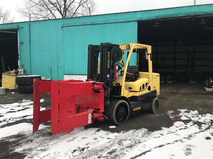 2013 Hyster S135 Fortis Forklift With Grapple Bigiron Auctions