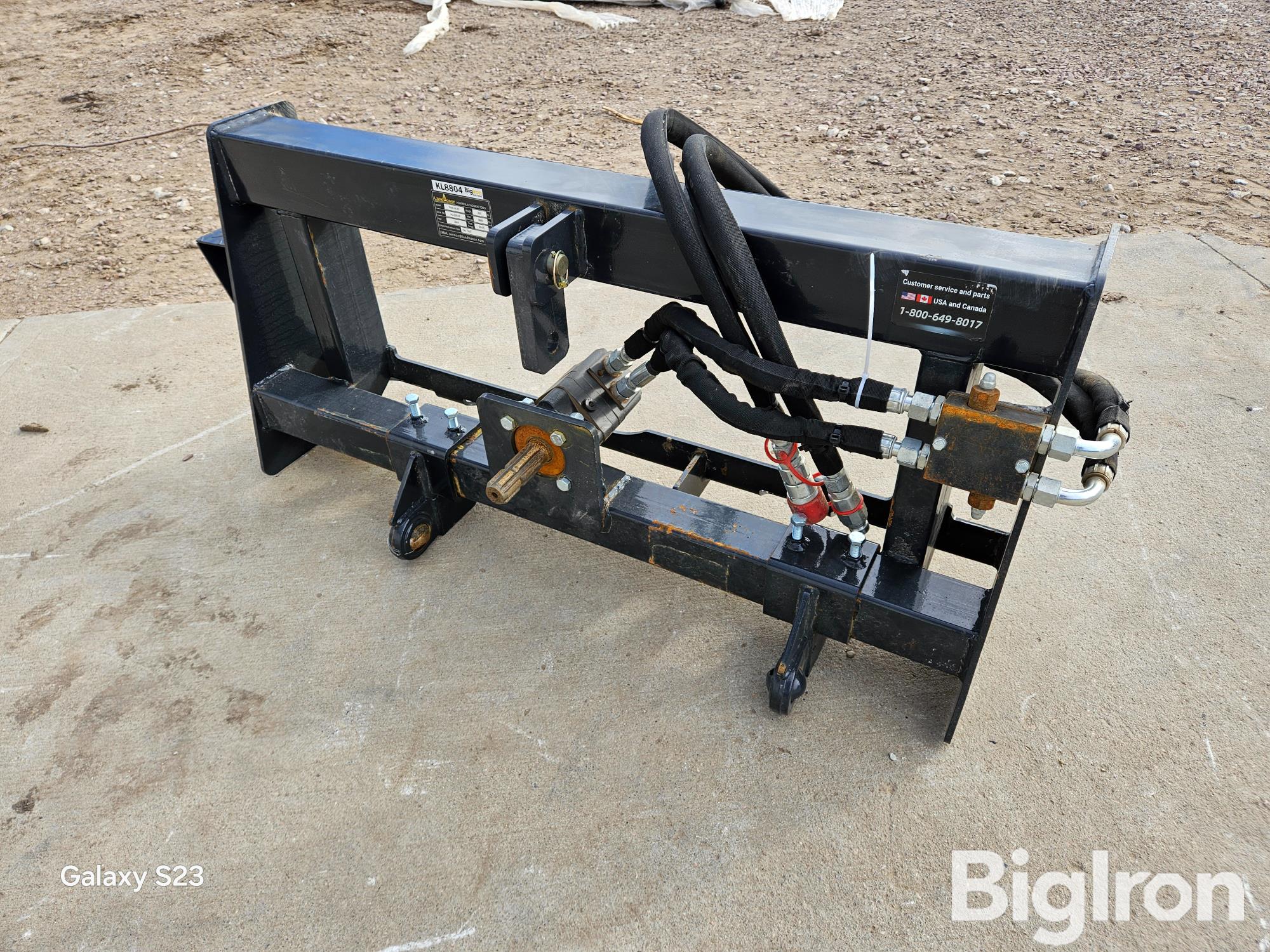 2024 Land Honor PHA-16-2C 3-Pt Hitch W/540 PTO Skid Steer Attachment ...