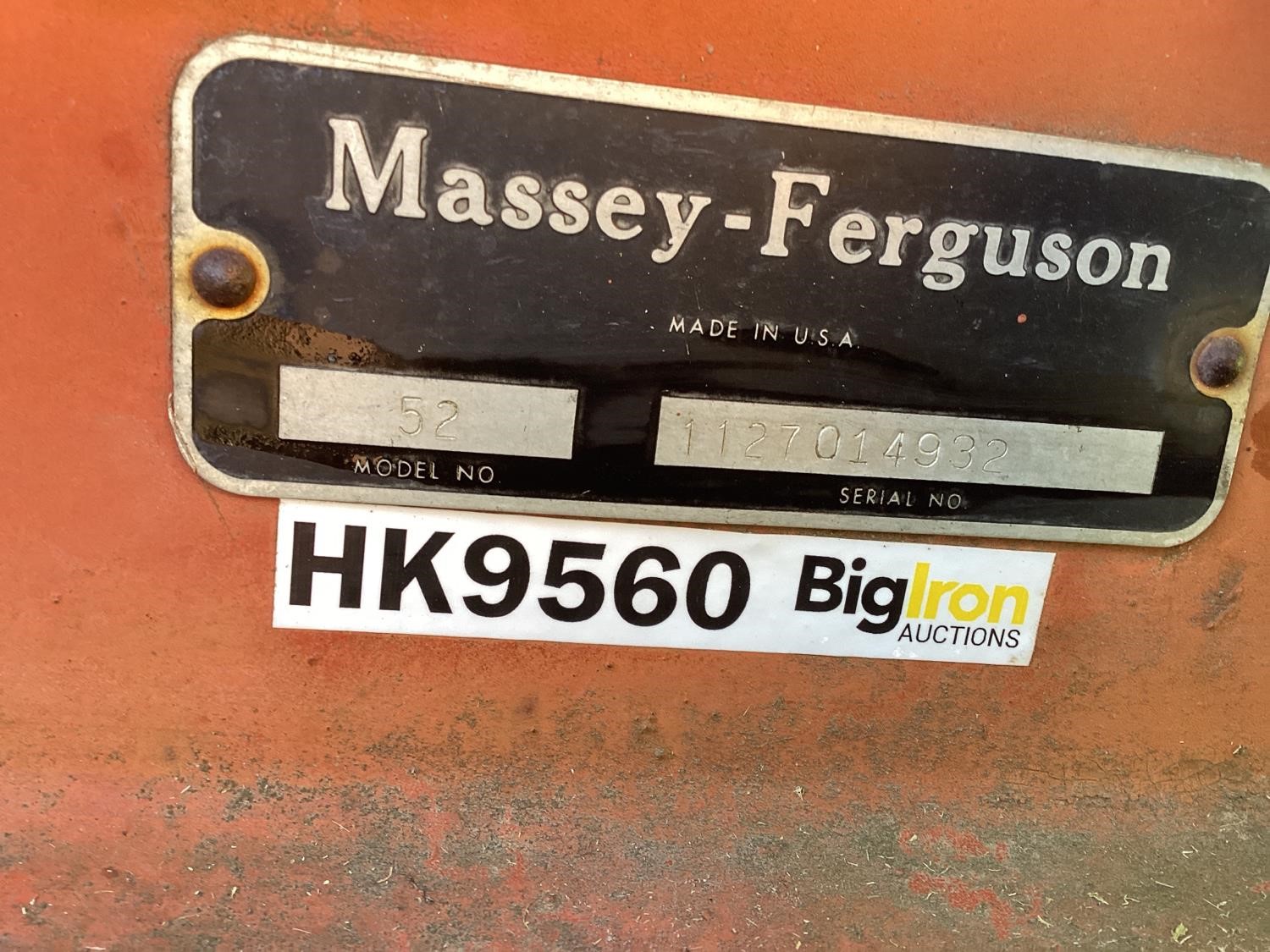 Massey Ferguson 52 Disk BigIron Auctions