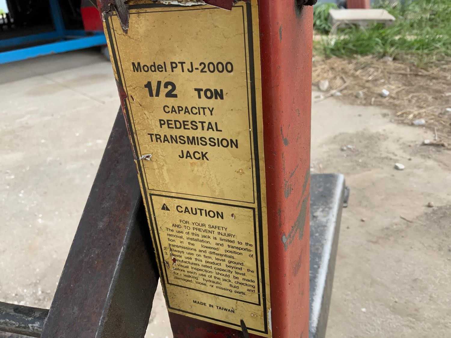 Ptj Pedestal Transmission Jack Bigiron Auctions