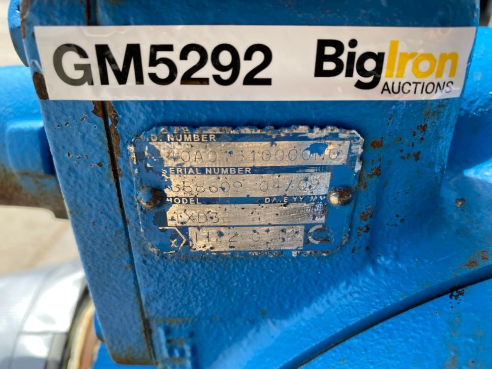 2009 Blackmer TXD3L Pump W/Hydraulic Drive BigIron Auctions