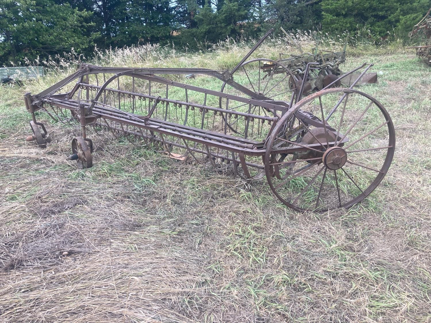 Horse Drawn Side Delivery Rake Bigiron Auctions