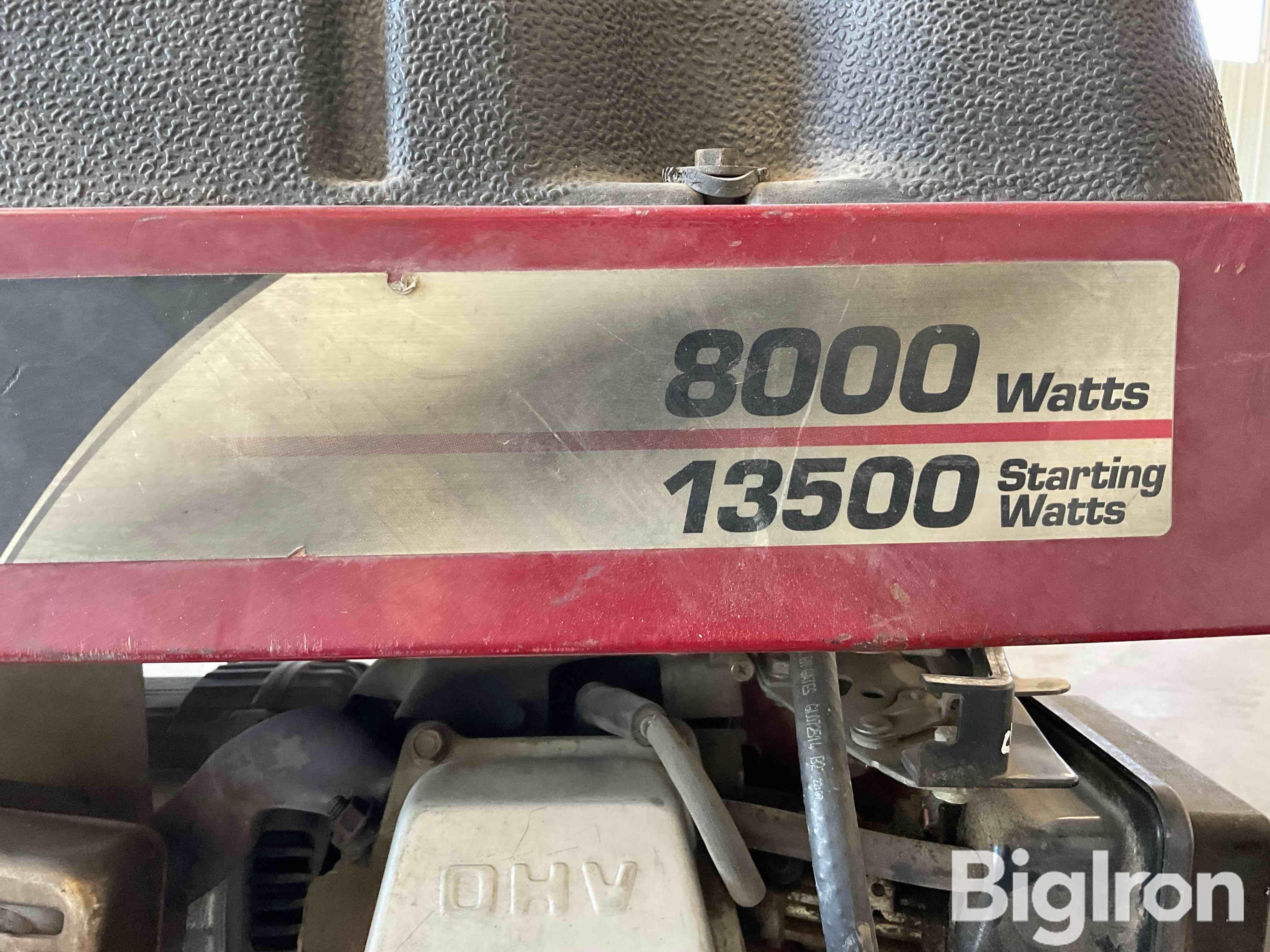 Elite Series 030210 8000 W Portable Generator BigIron Auctions