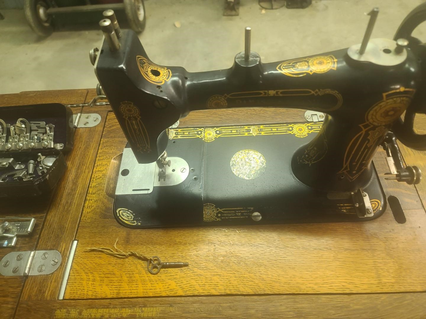 Singer Antique Treadle Sewing Machine BigIron Auctions