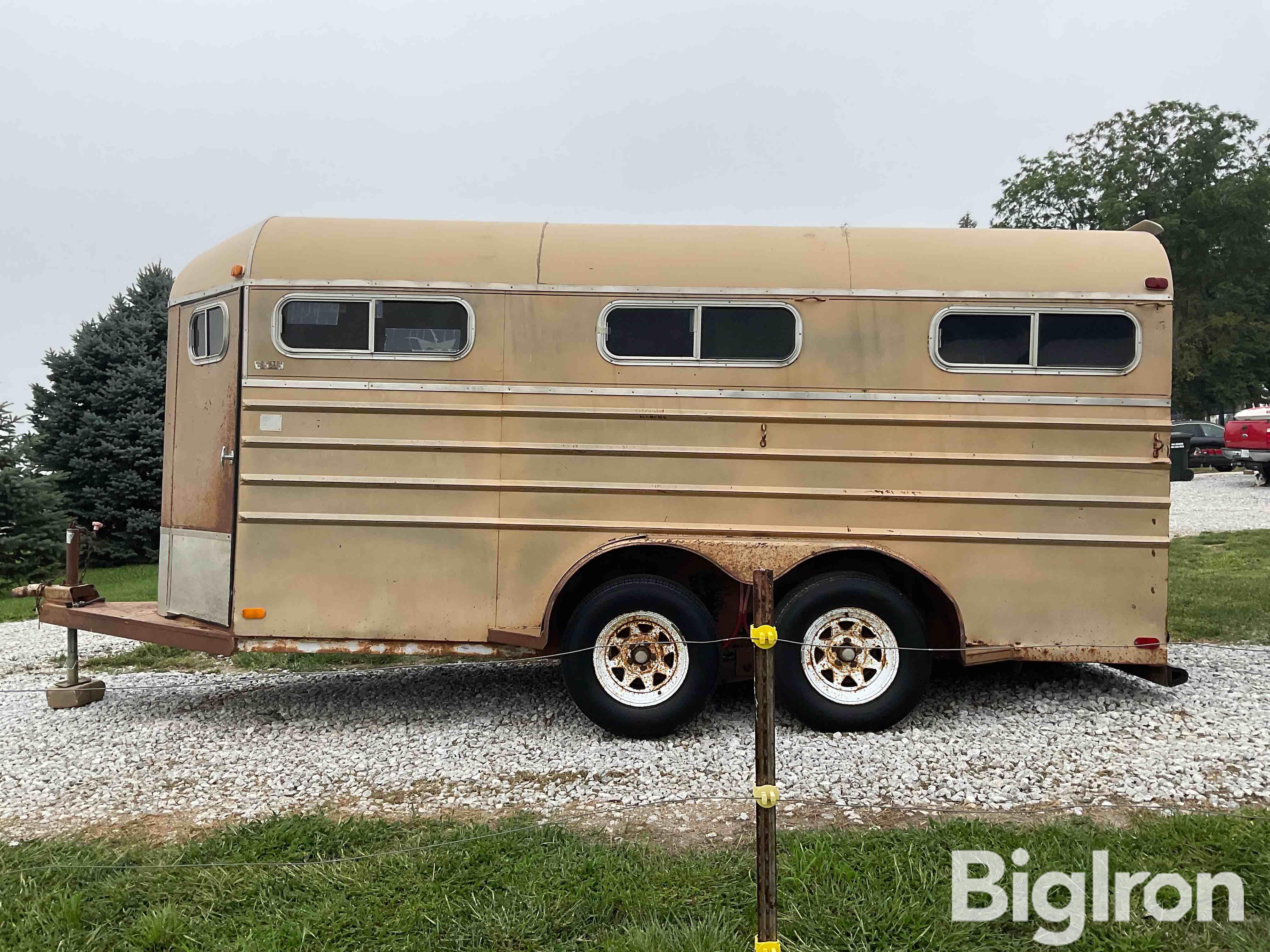 1989 K.O T/A Bumper Hitch Livestock Trailer BigIron Auctions