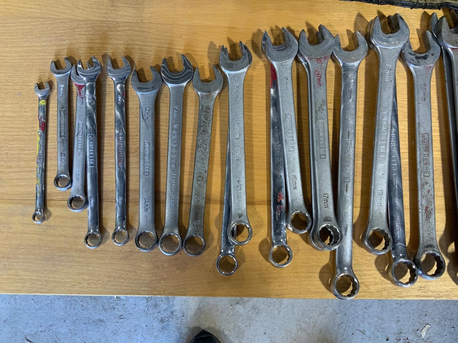 John Deere Metric Combination Wrenches BigIron Auctions