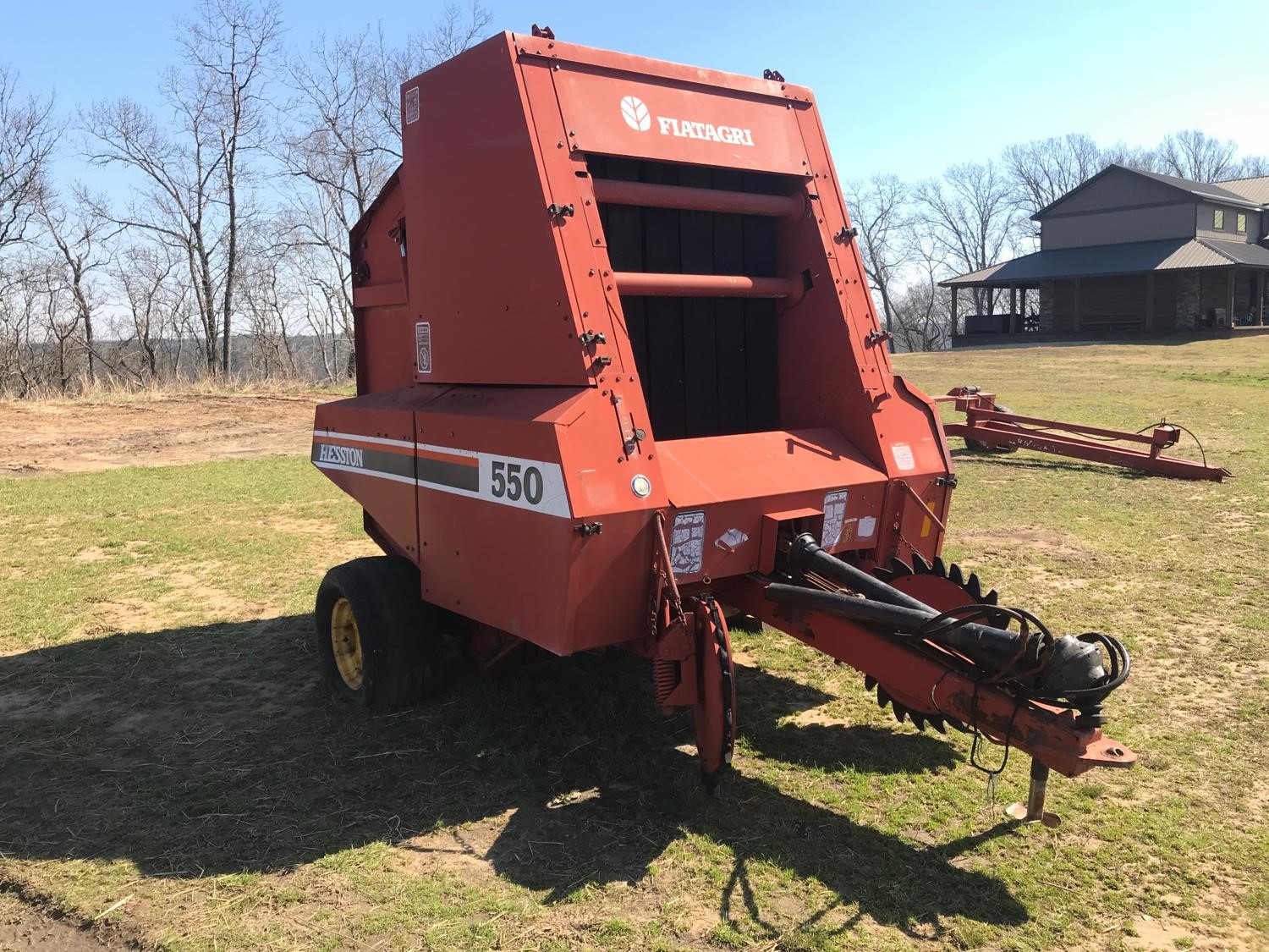 Hesston 550 Round Baler Bigiron Auctions