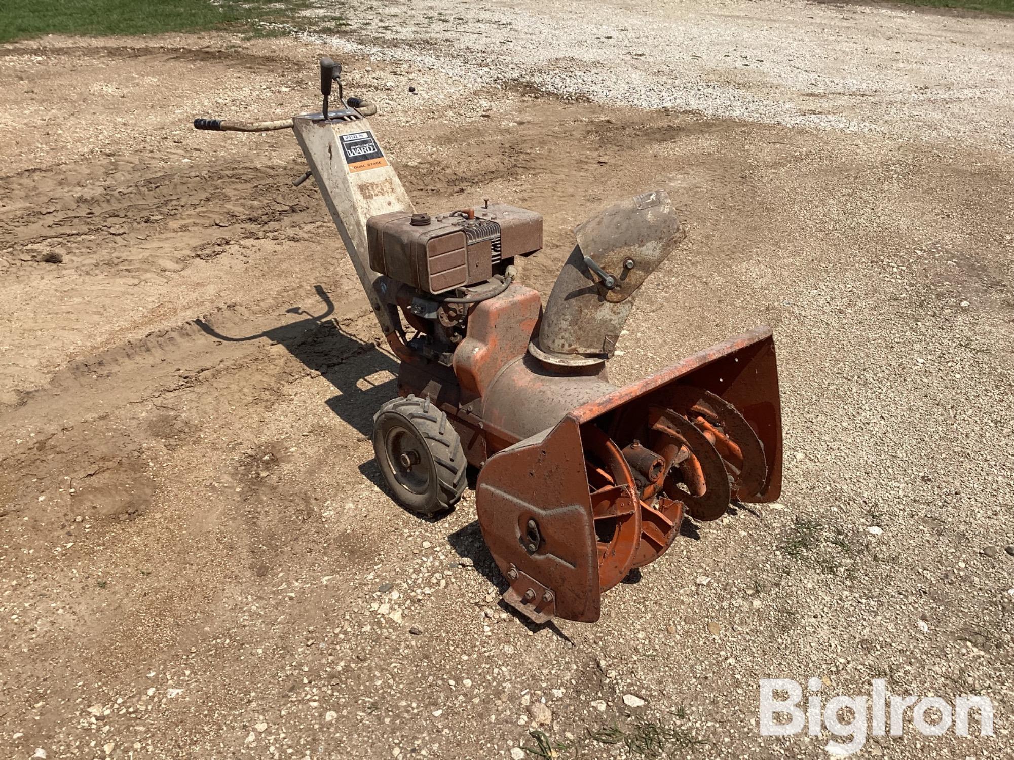 Montgomery Ward Snow Blower BigIron Auctions