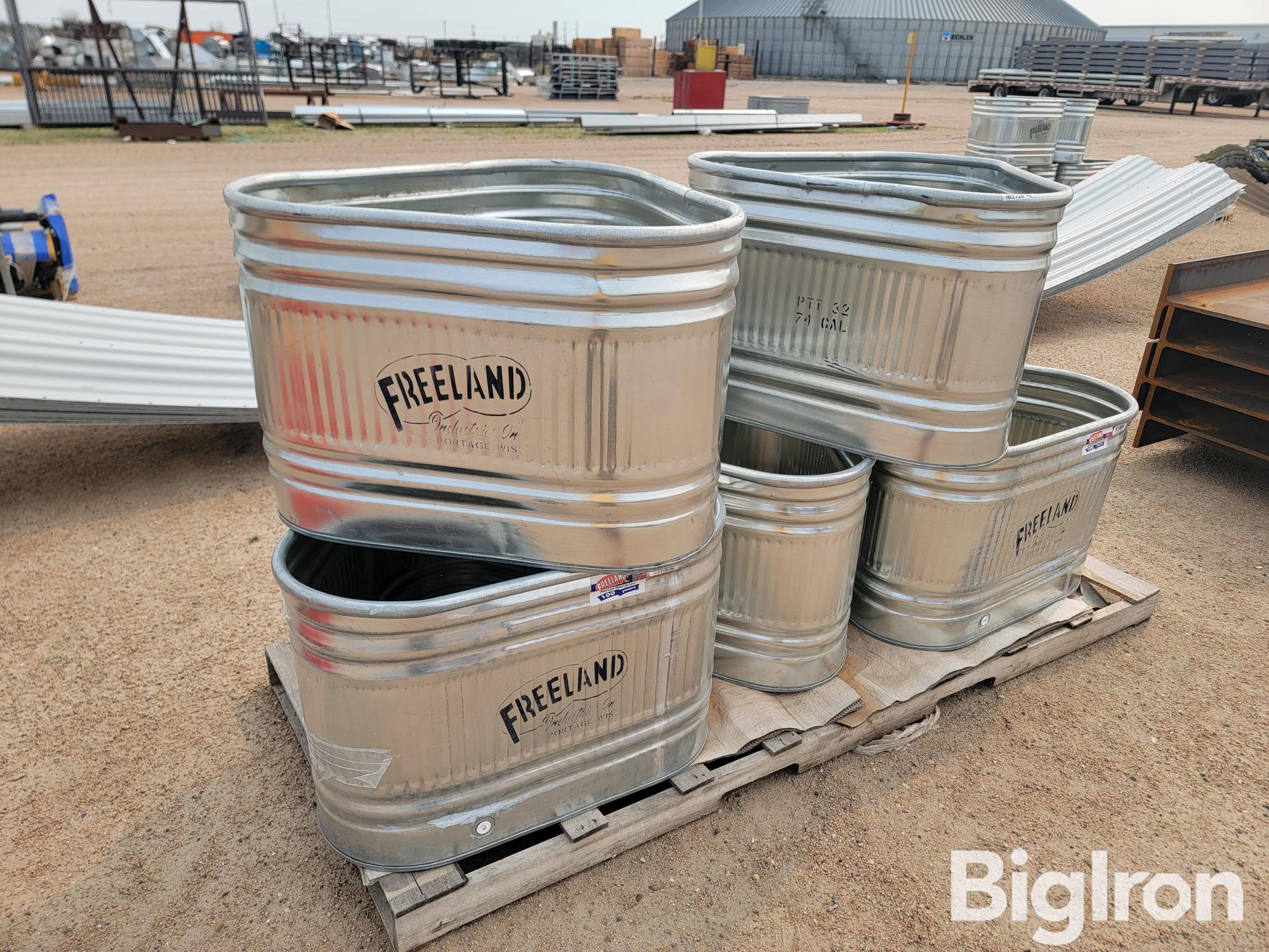 Behlen Triangle Galvanized Water Tanks BigIron Auctions