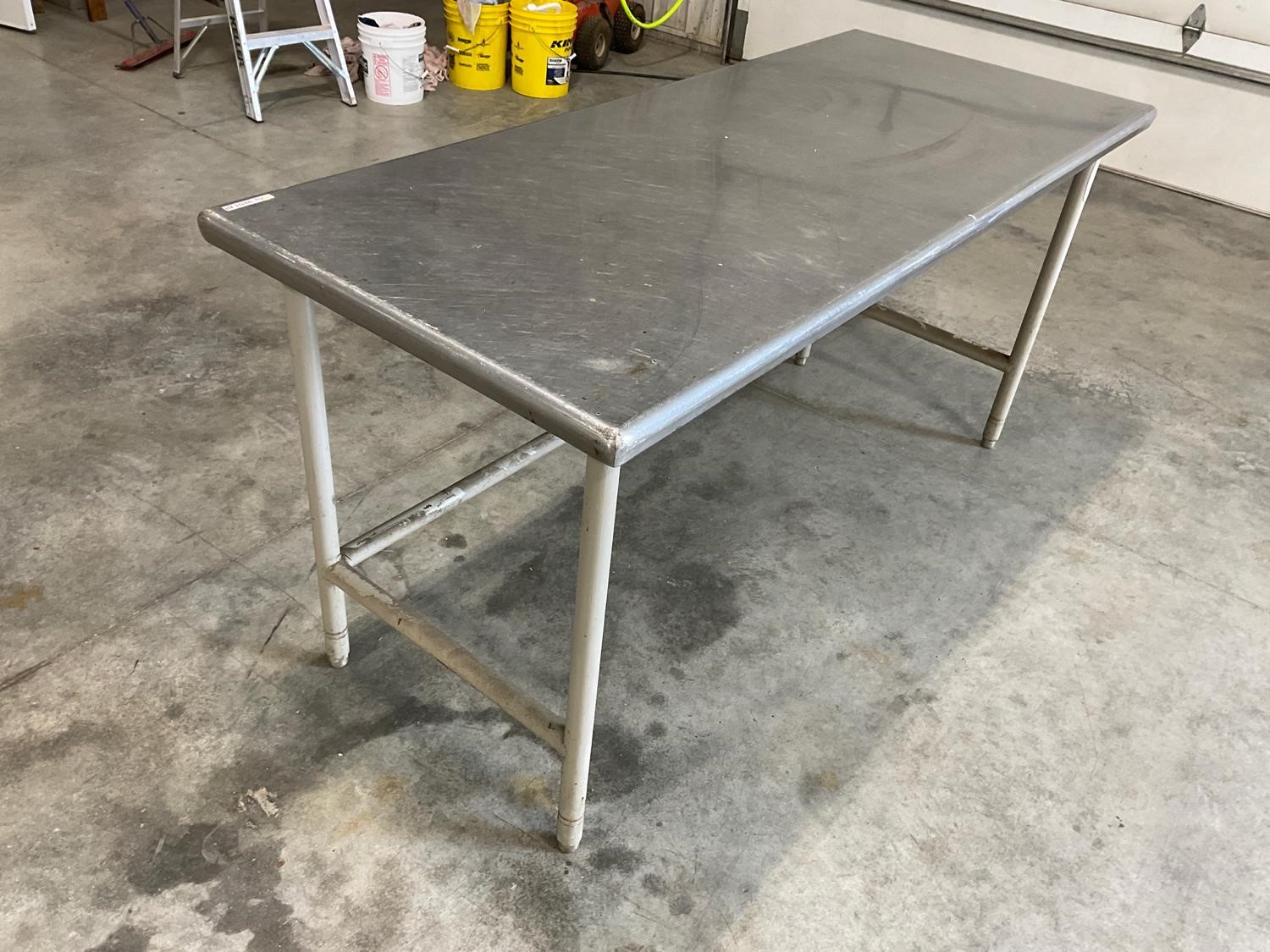 6’ Stainless Steel Shop Table BigIron Auctions