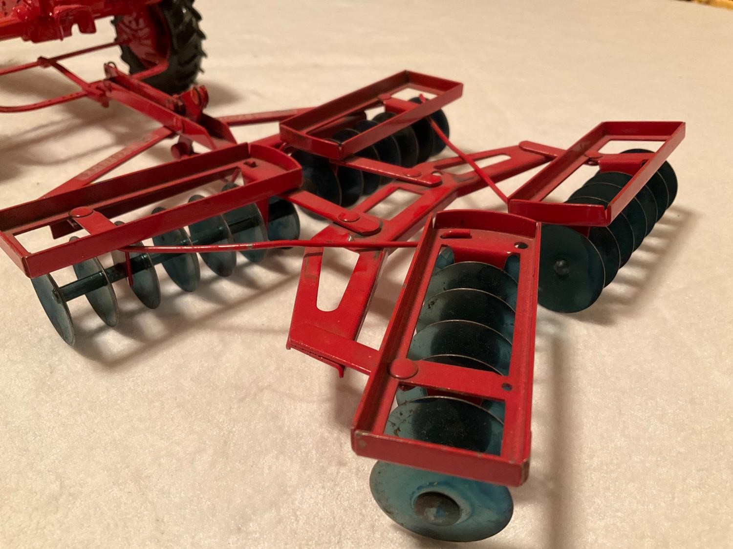 Farmall B 1/16th Scale Toy Tractor With Pull-Type Disk-Harrow BigIron ...