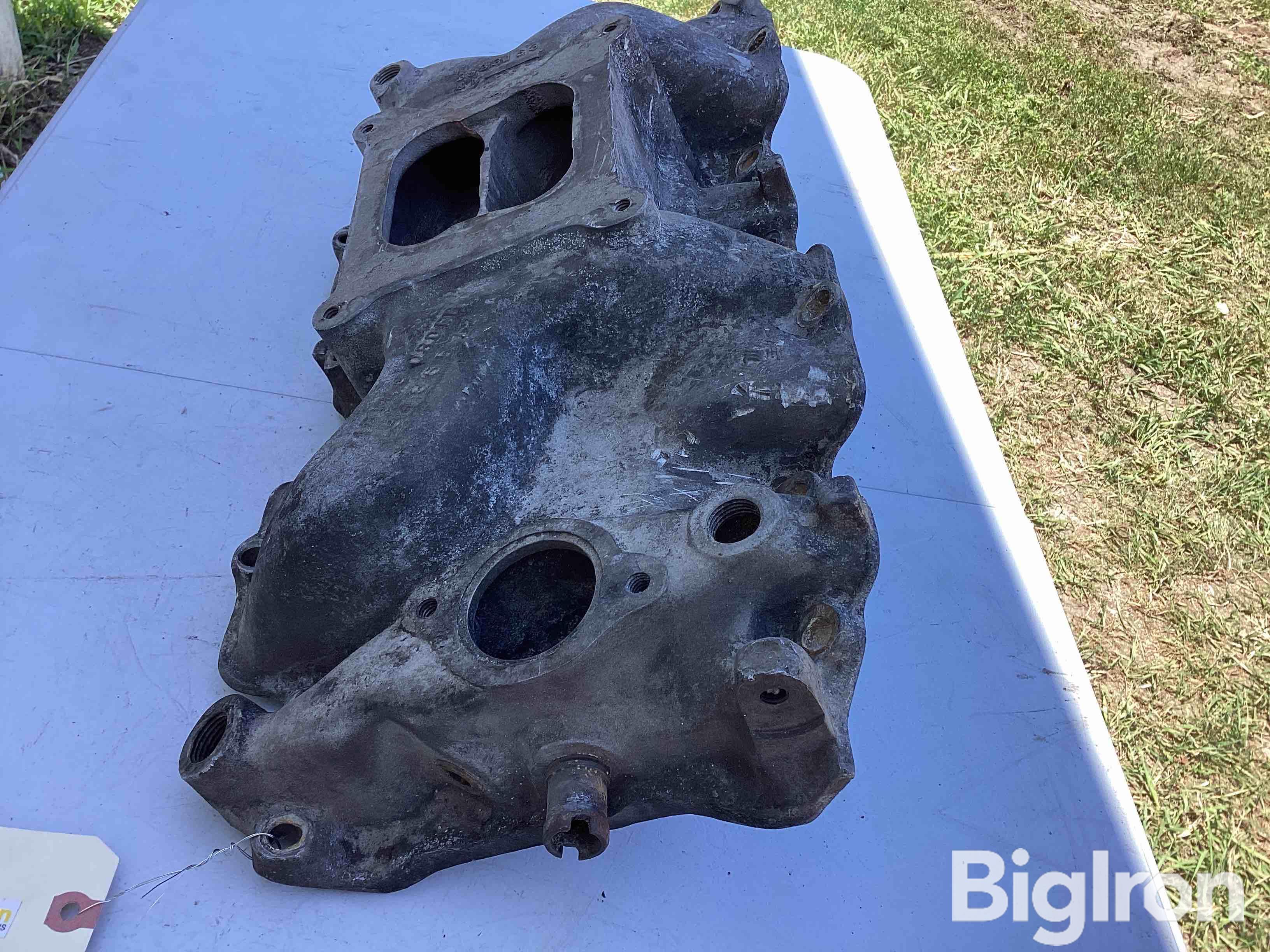 1965-74 Chevrolet High Rise Square Port Aluminum Intake BigIron Auctions