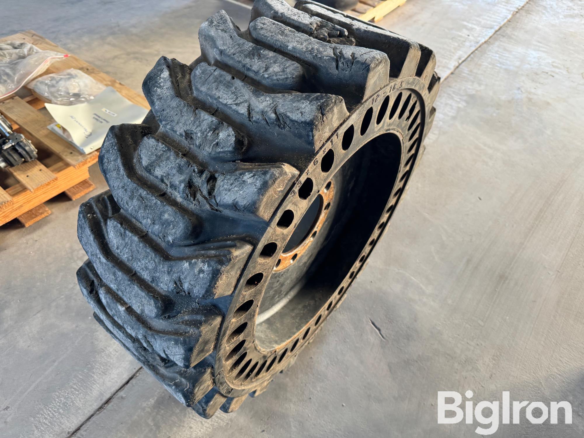 12.5-16.5 Solid Rubber Skid Steer Tire BigIron Auctions