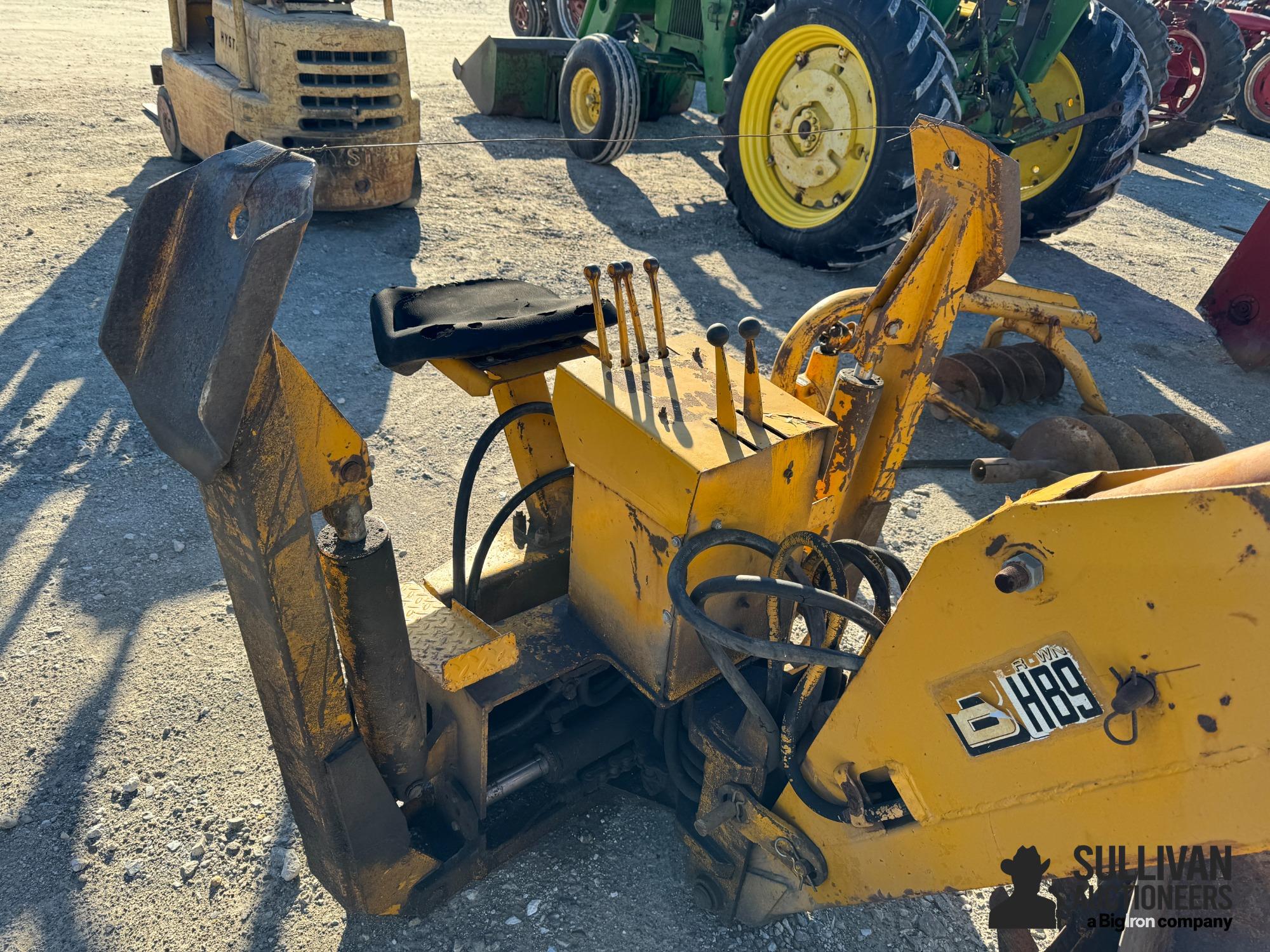 Brown Hb9 3-pt Backhoe Attachment Bigiron Auctions