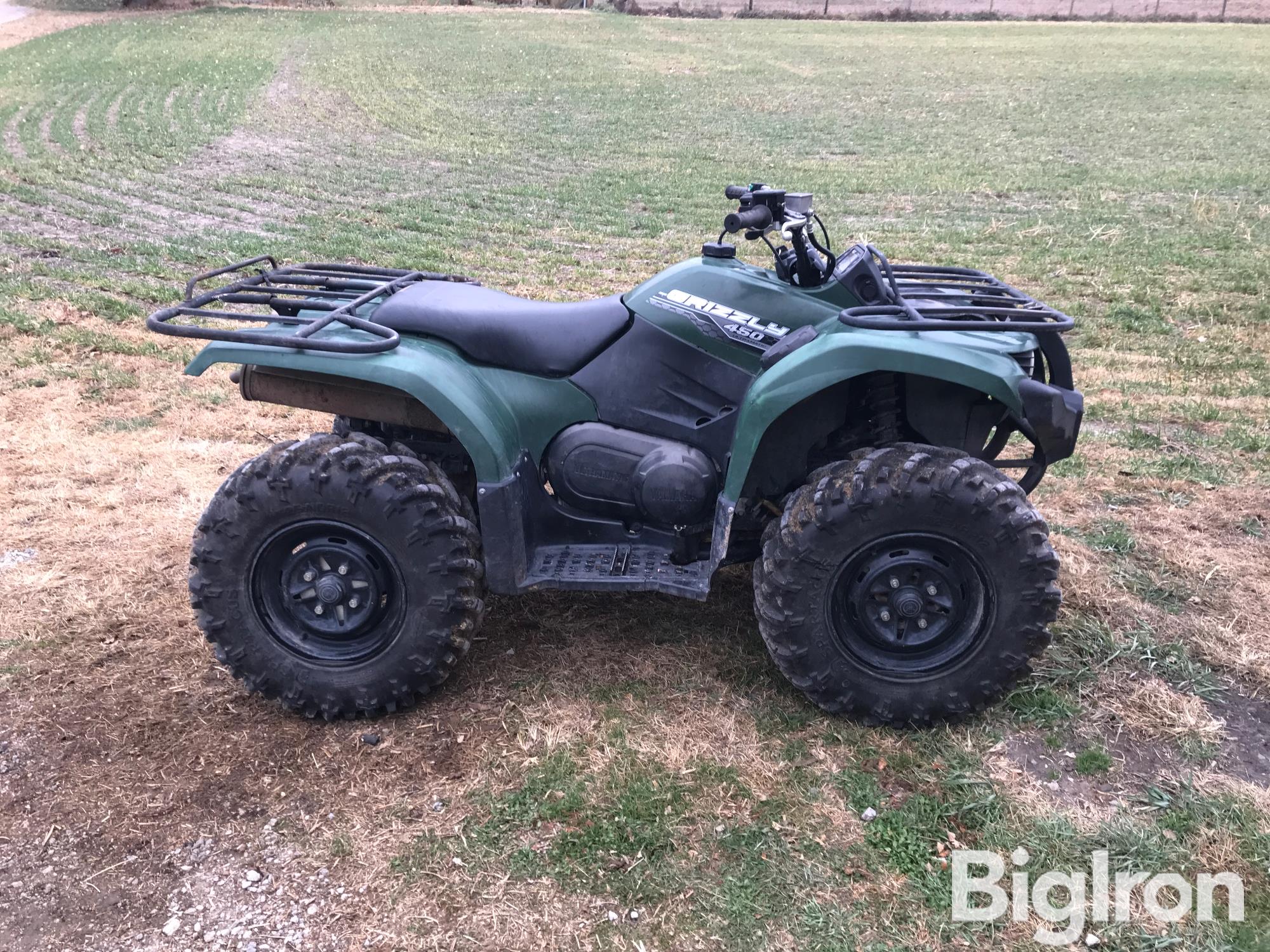 2014 Yamaha Grizzly 450 4x4 4-Wheeler ATV BigIron Auctions