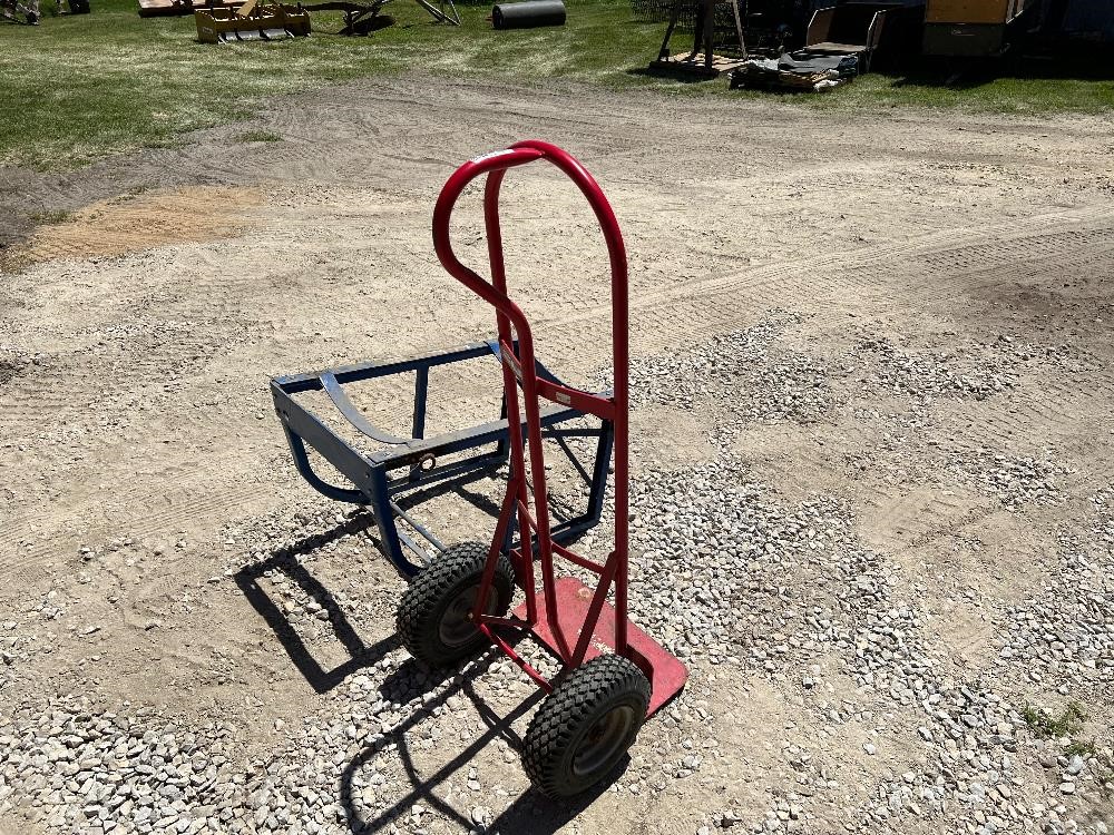 2 Wheel Cart & Barrel Stand BigIron Auctions