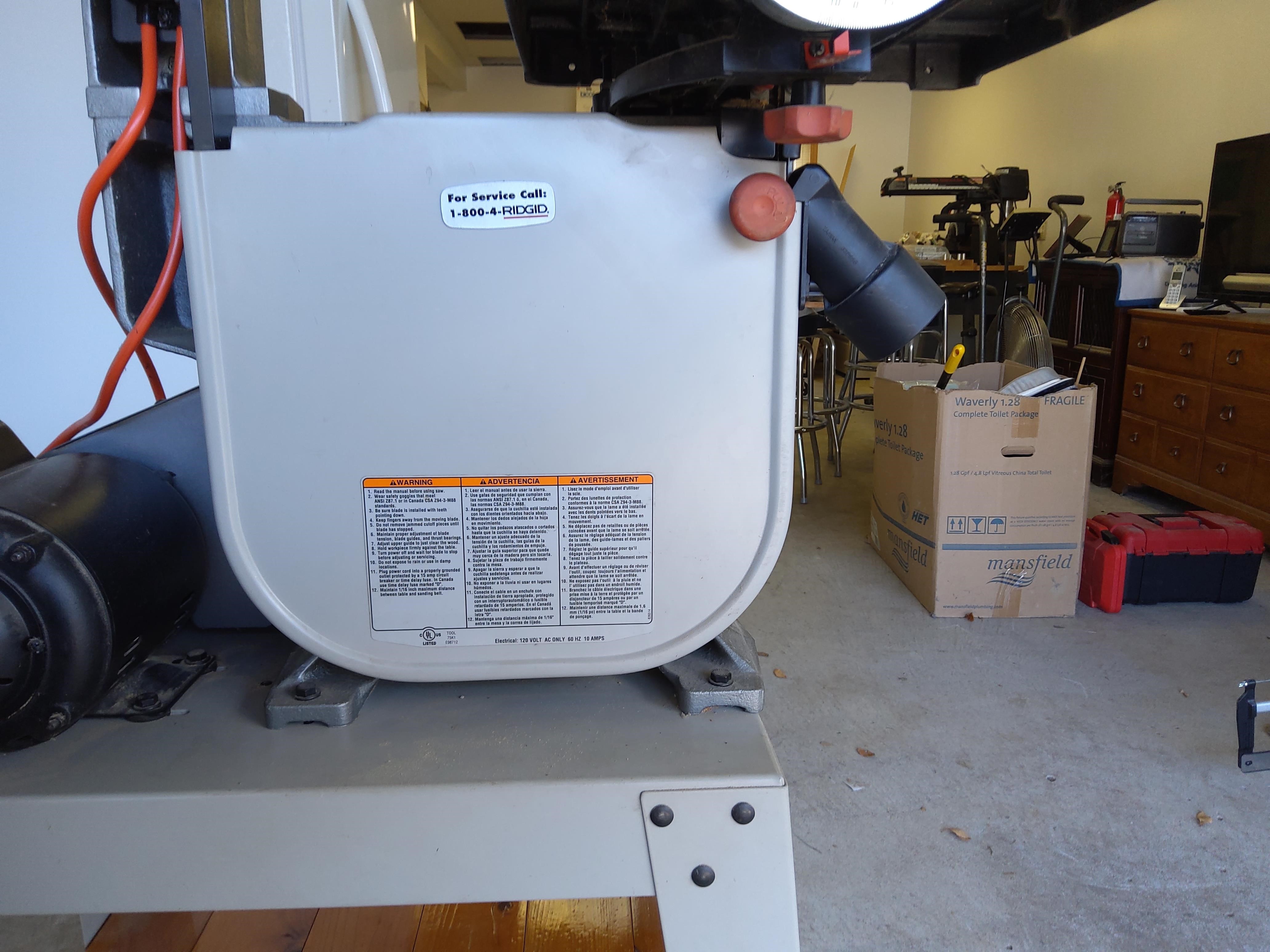 Ridgid Bs14000 Bandsaw Bigiron Auctions