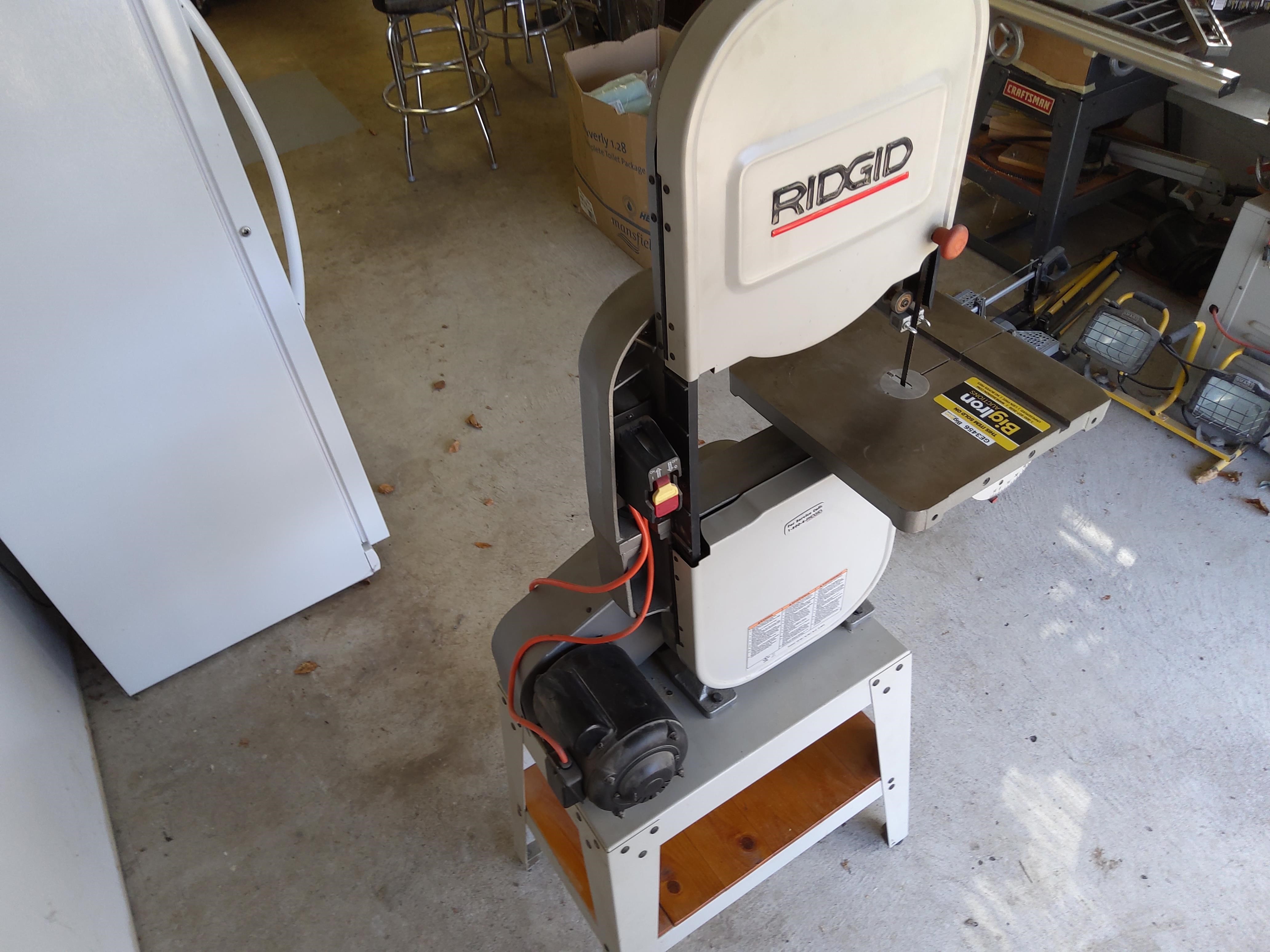 Ridgid Bs14000 Bandsaw Bigiron Auctions