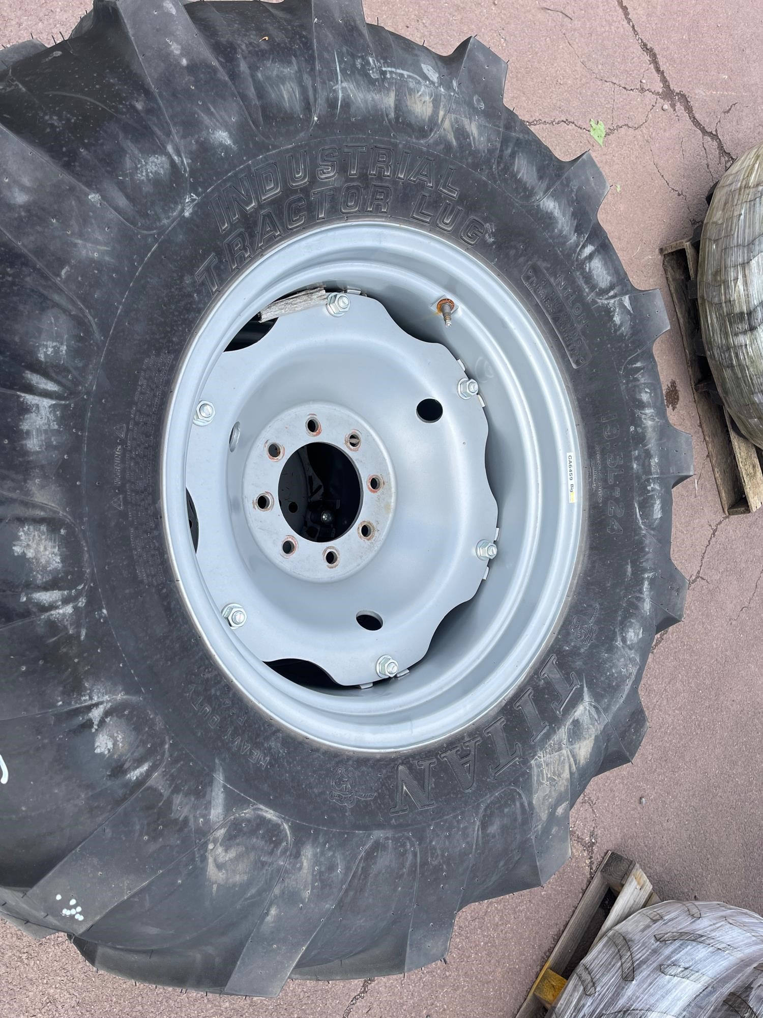 Titan 19.5L-24 R-4 Industrial Tractor Lug Tires BigIron Auctions