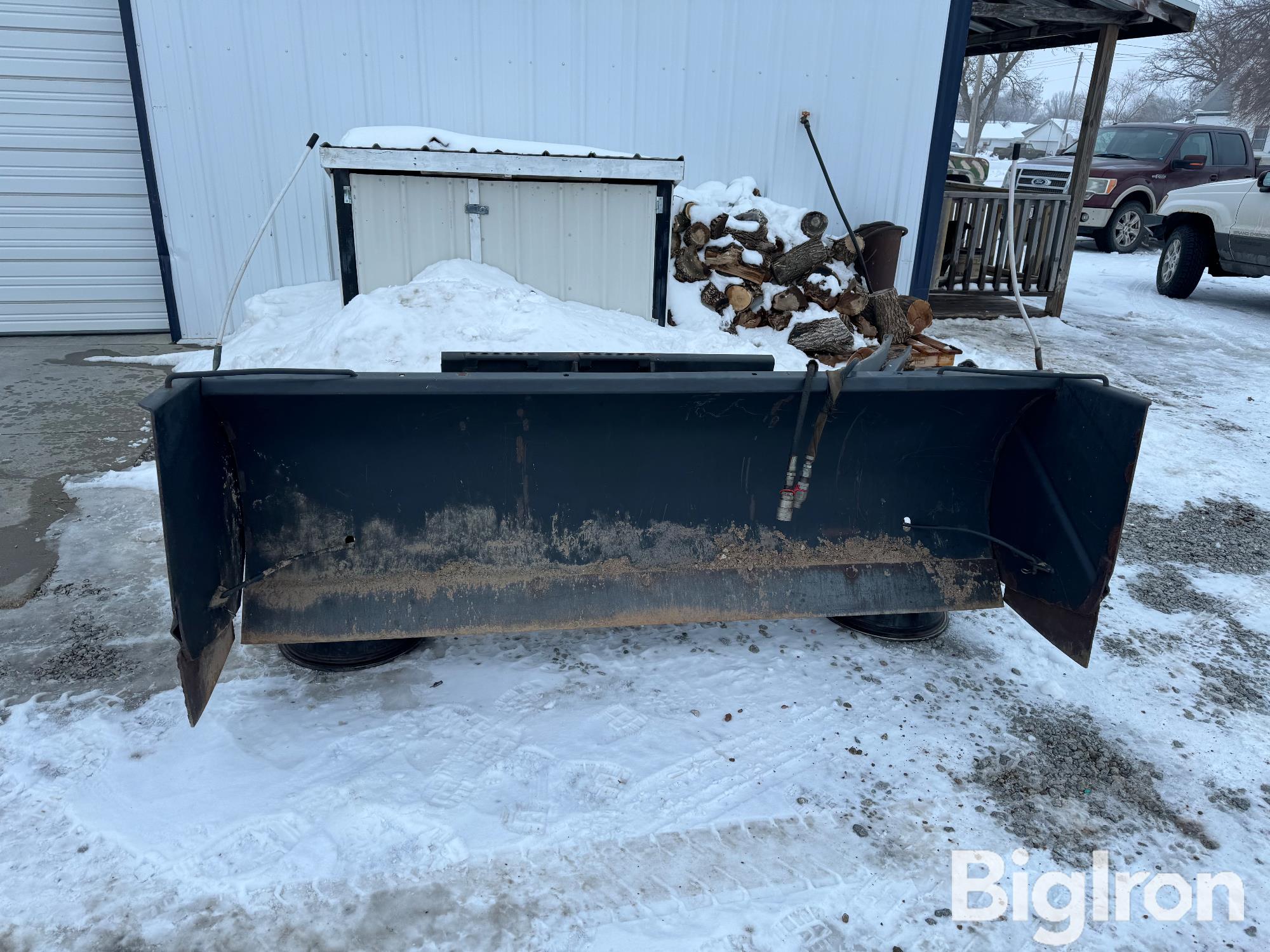 Bobcat Hydraulic Angle Snowblade Bigiron Auctions