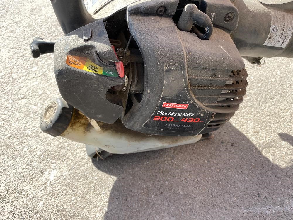 Craftsman 25cc Gas Leaf Blower Bigiron Auctions