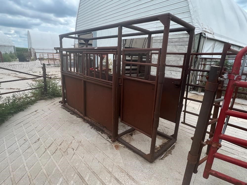 Cattle Chute W/Head Catch BigIron Auctions