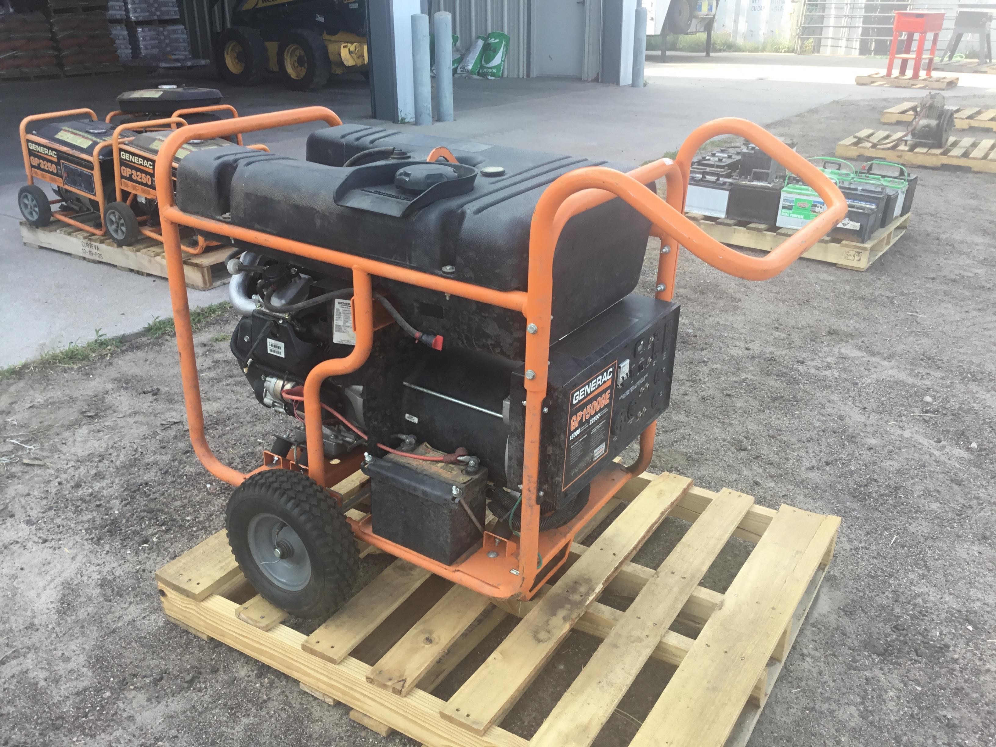 Generac GP15000E Non Running Generator BigIron Auctions