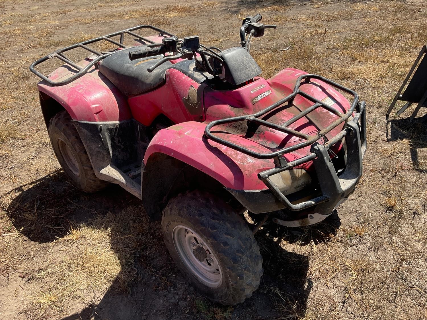 2009 Honda Recon TRX250TM 4-Wheeler BigIron Auctions