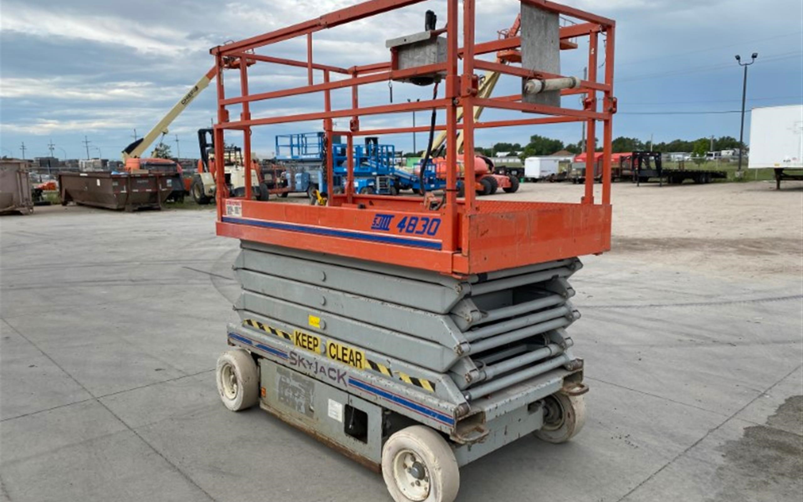 1998 Skyjack 4830 Electric Scissor Lift BigIron Auctions