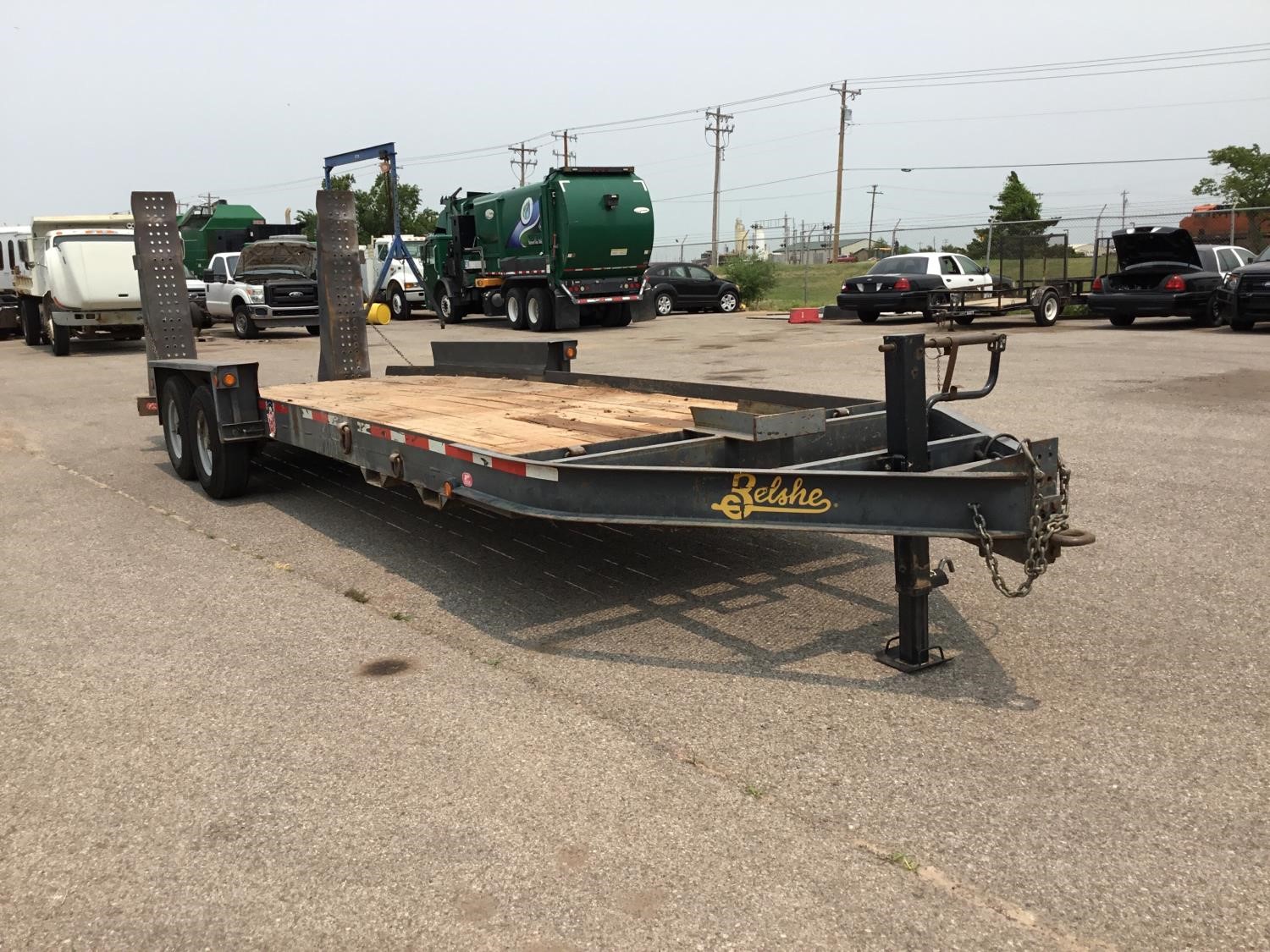 2015 Belshe WB-12 T/A Flatbed Trailer BigIron Auctions