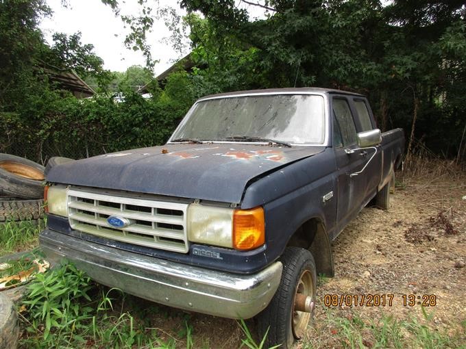 1990 Ford F350 4x4 Crew Cab Pickup For Parts BigIron Auctions