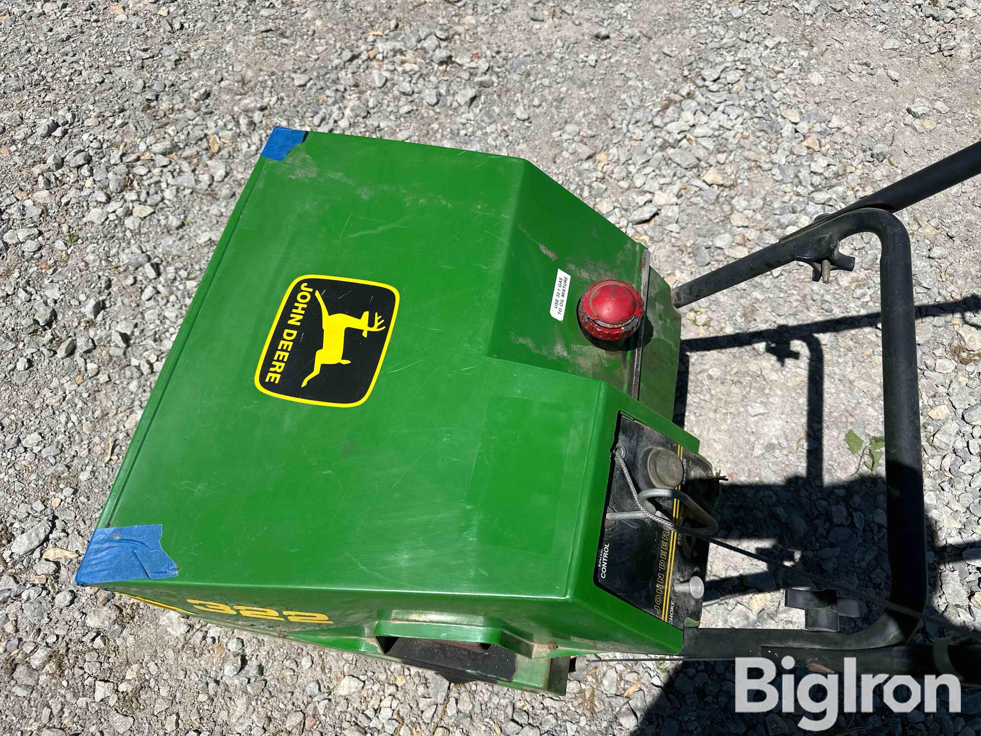 John Deere 322 Snow Blower Bigiron Auctions 8163