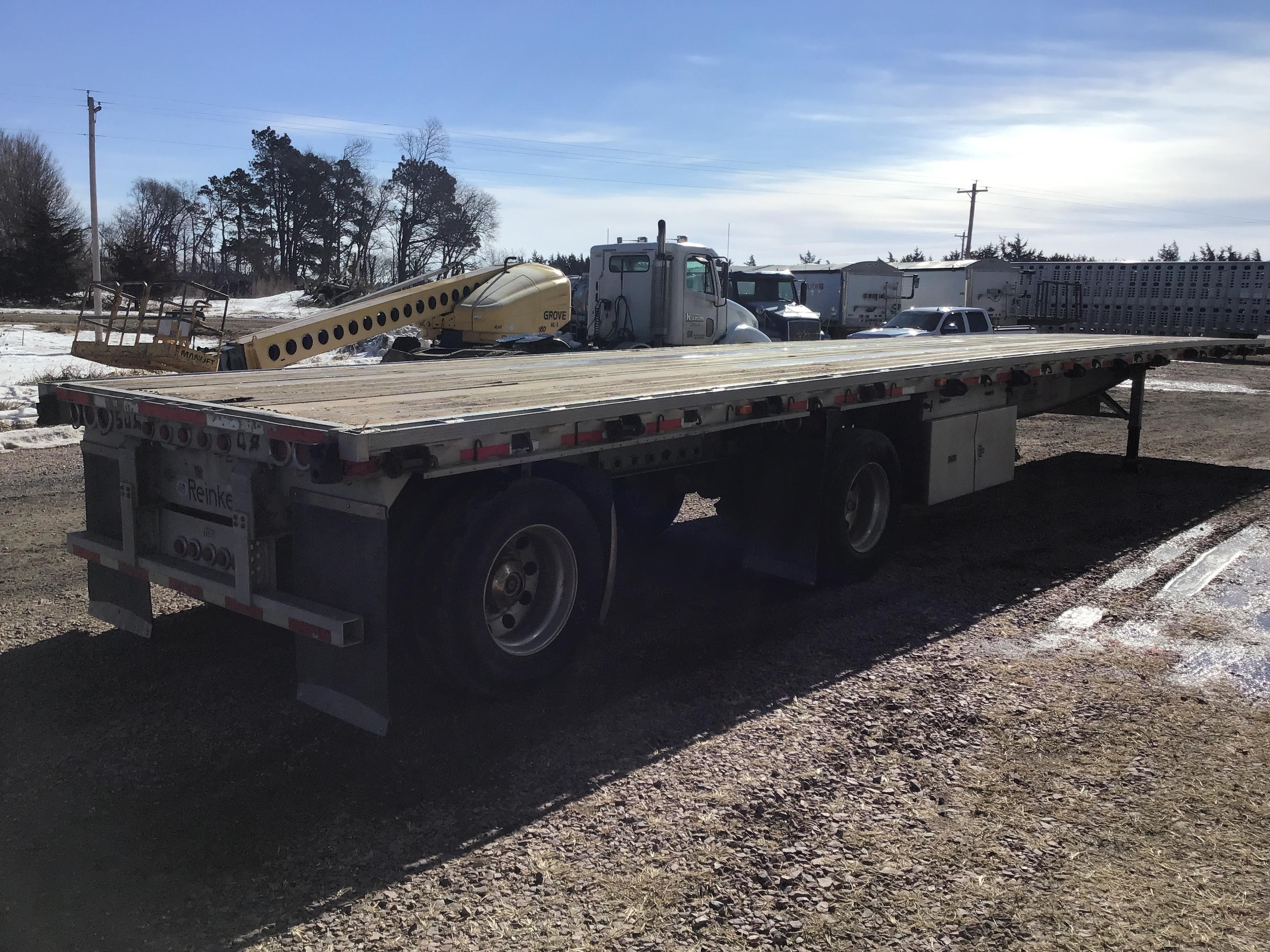 2000 Reinke T/A Flatbed Trailer BigIron Auctions