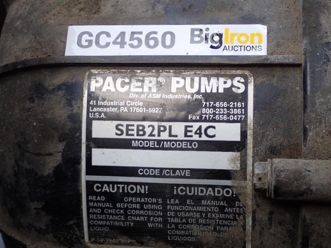 Pacer Pumps Pump Transfr 4Hp Bs 2" 