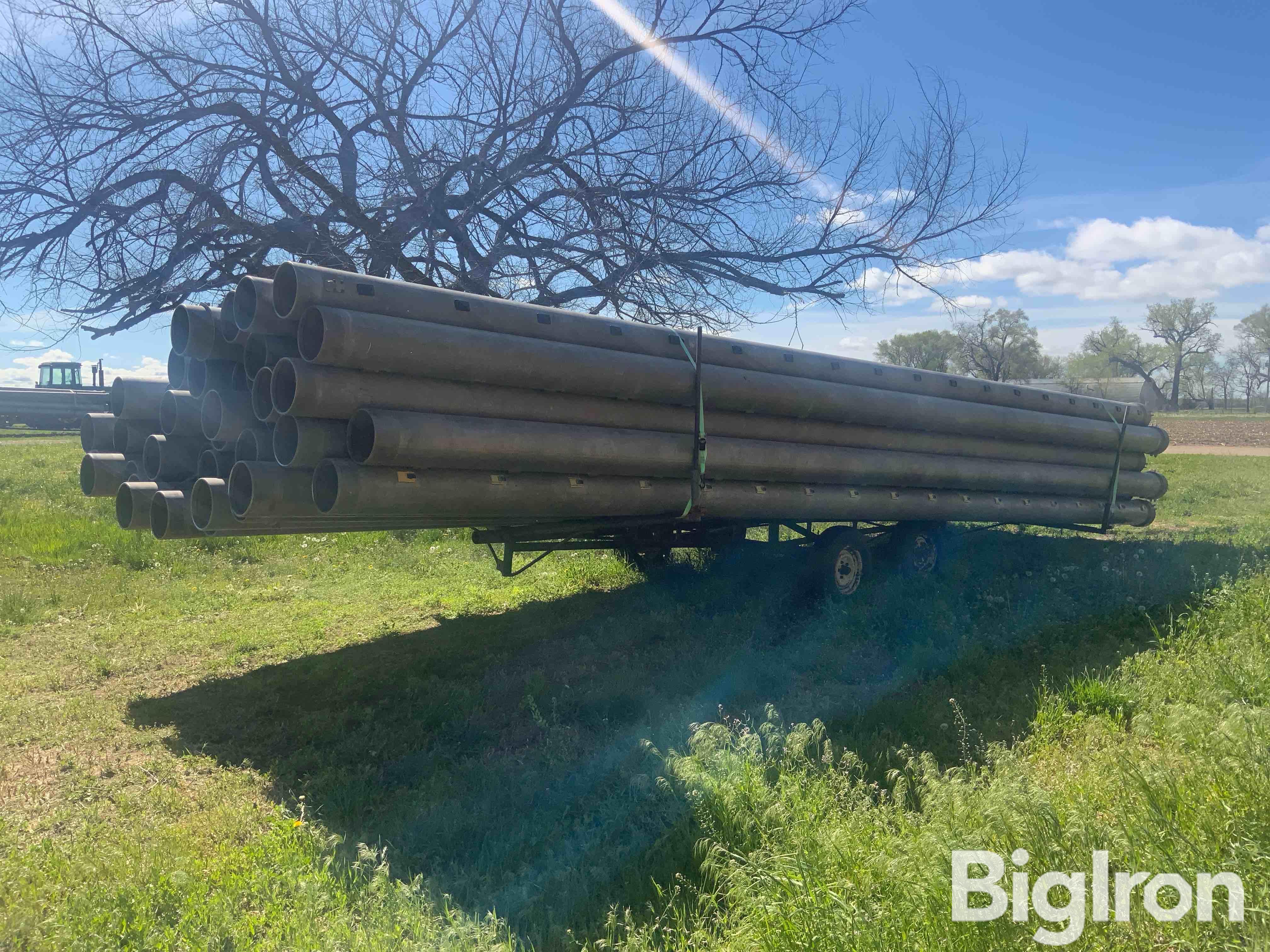 Aluminum Gated Pipe W/Trailer BigIron Auctions