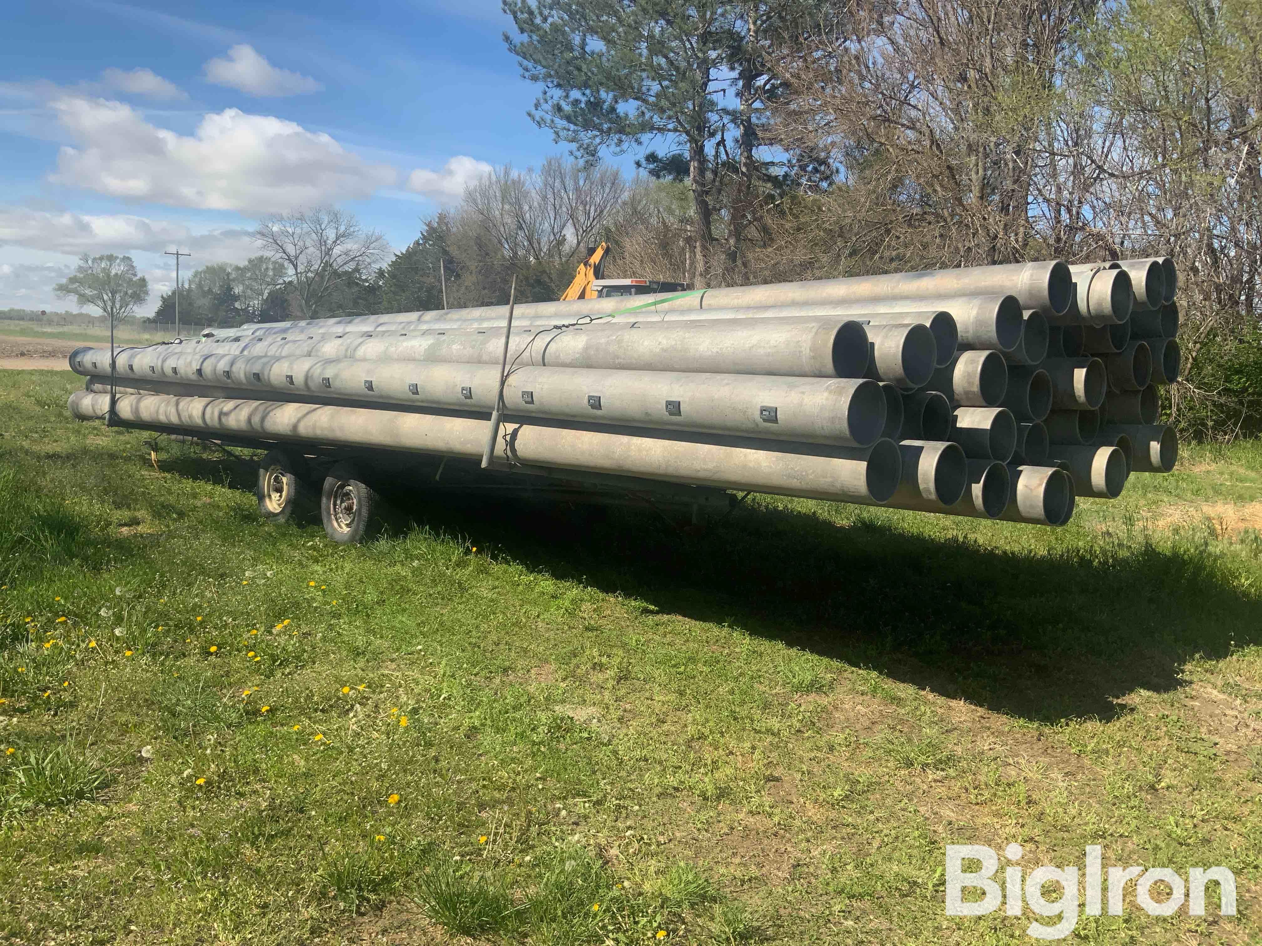 Aluminum Gated Pipe W/Trailer BigIron Auctions