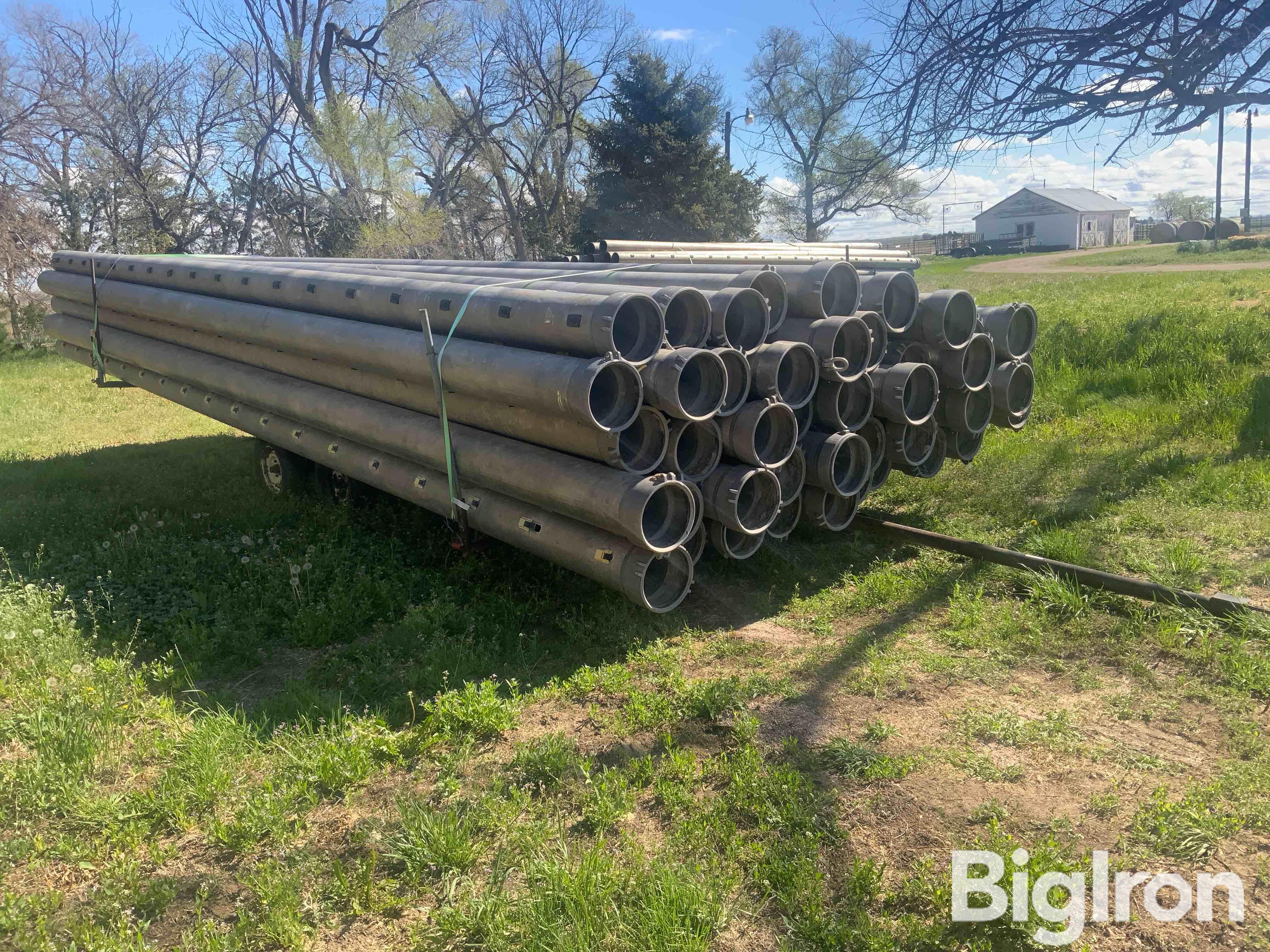 Aluminum Gated Pipe W/Trailer BigIron Auctions