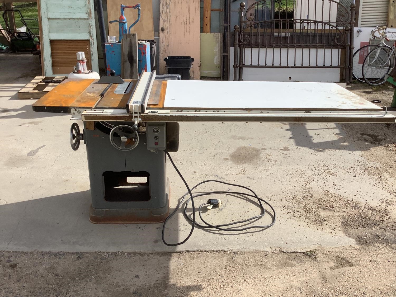 Delta Rockwell Unisaw Heavy Duty Shaper w/ Paralok Saw Fence 75x32x36H  (Works - See Video) - Oahu Auctions