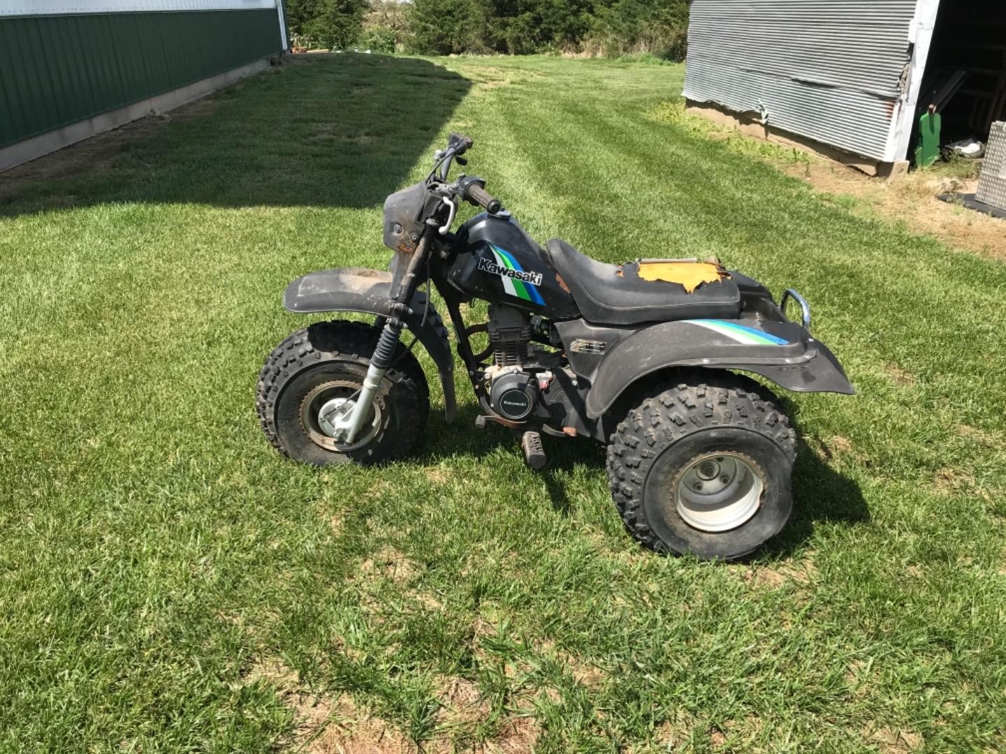 1985 Kawasaki KLT110 3-Wheeler BigIron Auctions