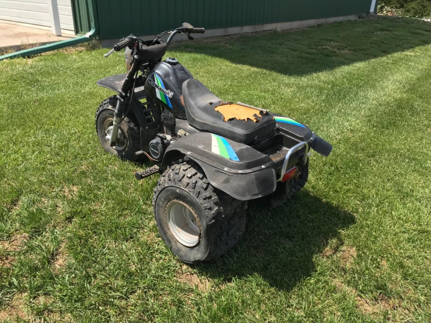 1985 Kawasaki KLT110 3-Wheeler BigIron Auctions