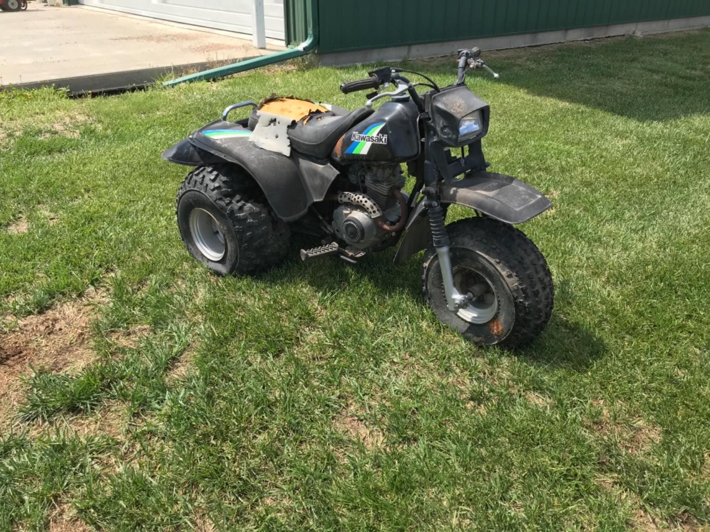 1985 Kawasaki KLT110 3-Wheeler BigIron Auctions