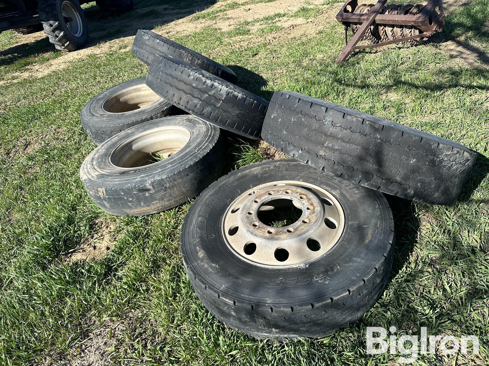 11R22.5 Truck Tires & Aluminum Rims BigIron Auctions