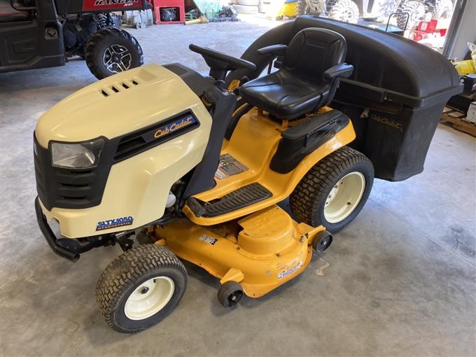 Cub Cadet SLTX1050 Riding Lawn Mower Bagger BigIron Auctions