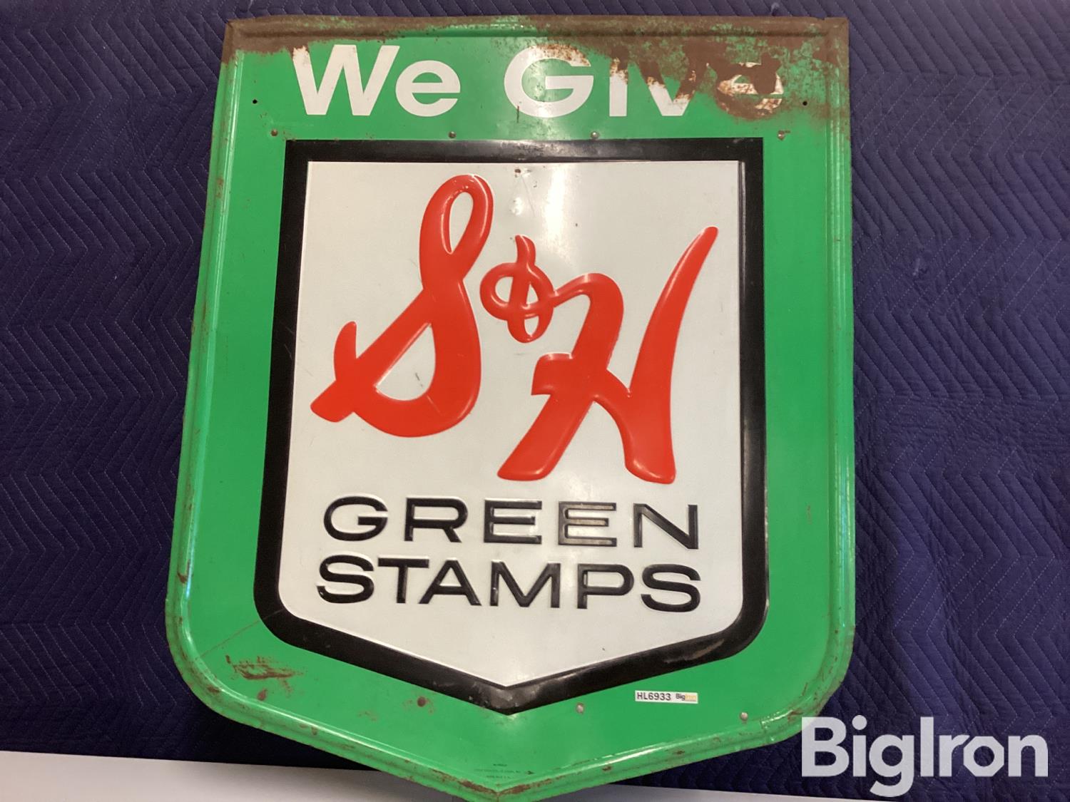 S&H Green Stamps Sign BigIron Auctions