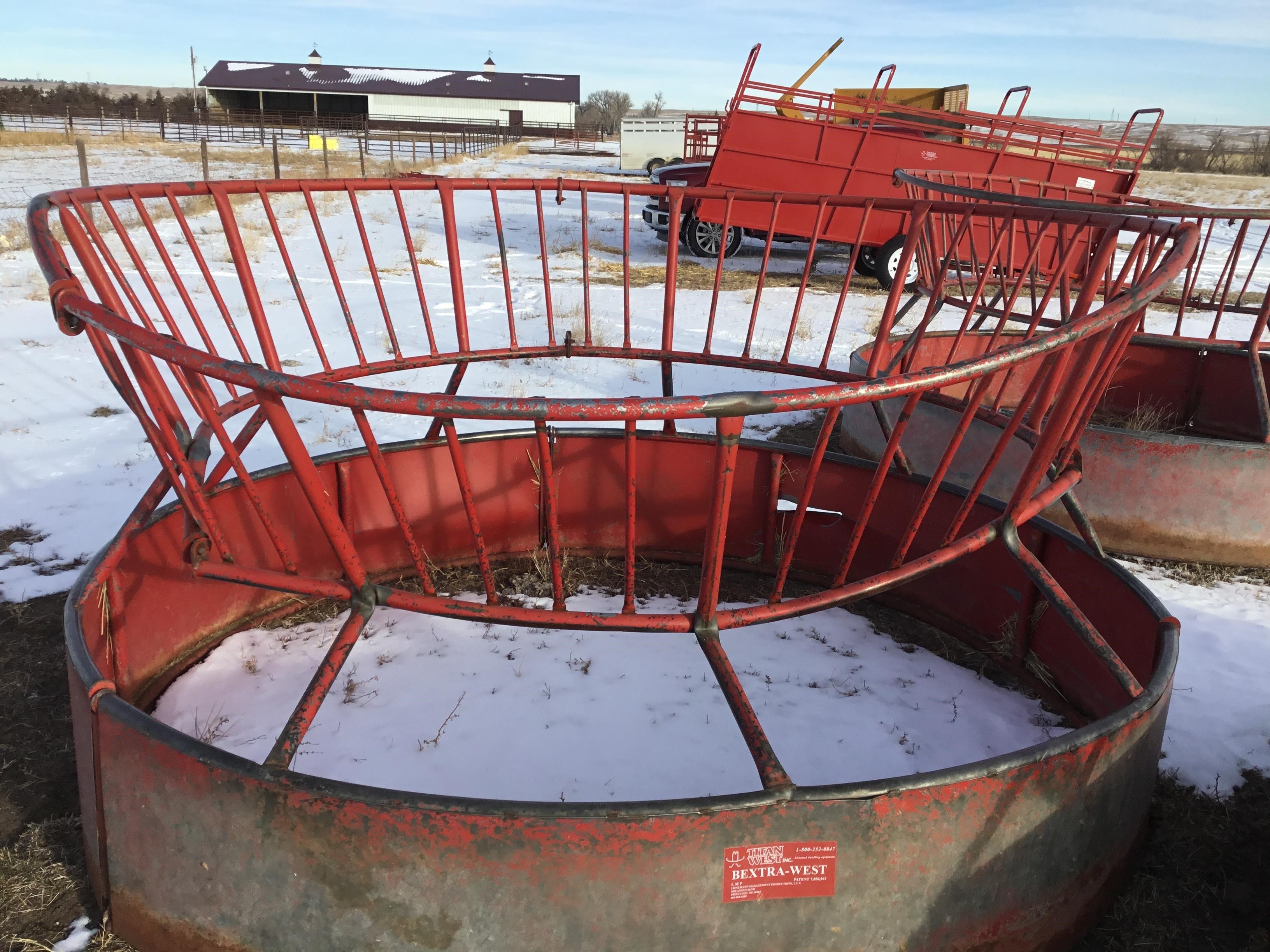 Titan West Round Bale Feeders BigIron Auctions