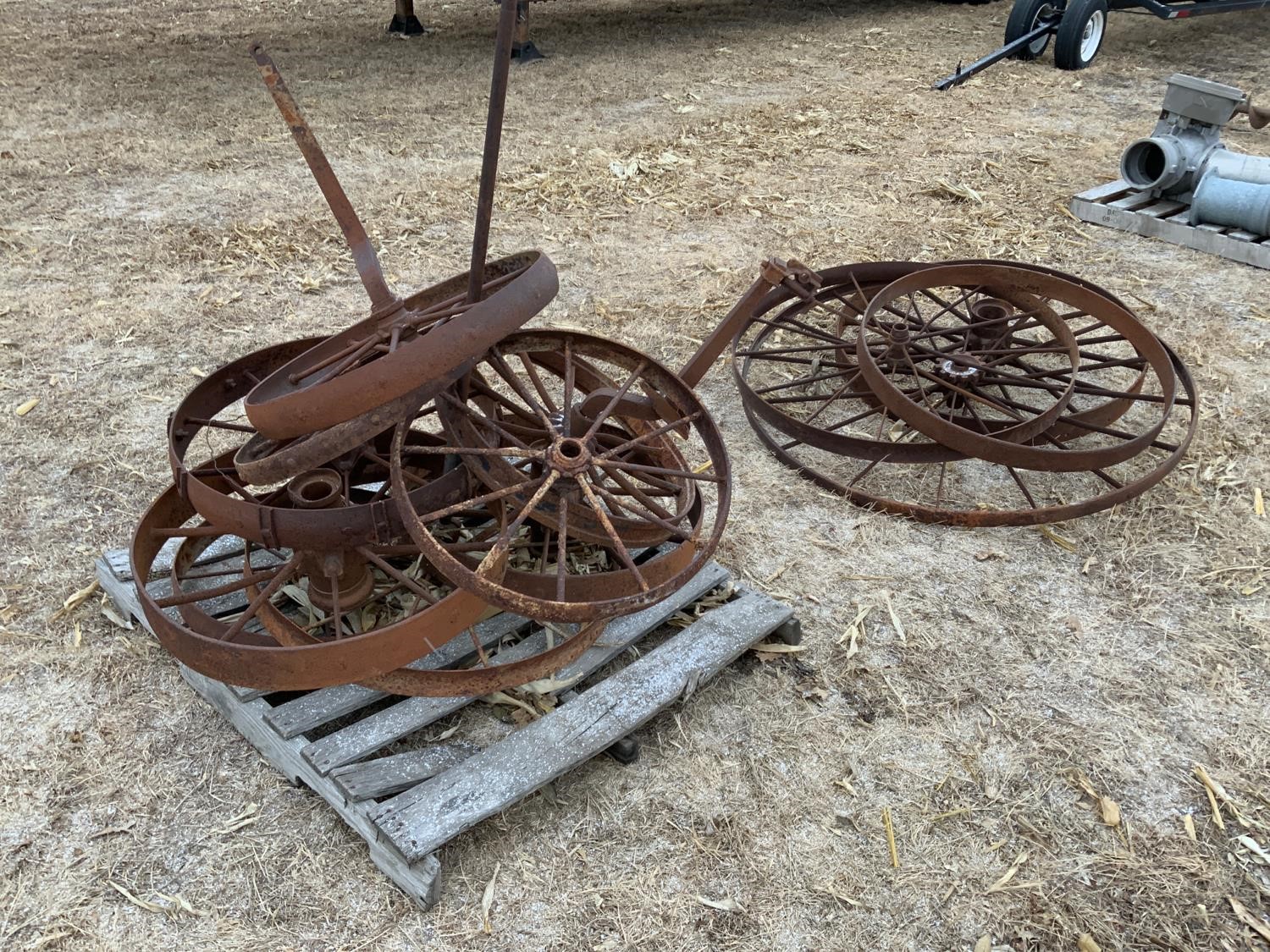 Antique Steel Spoked Wheels BigIron Auctions