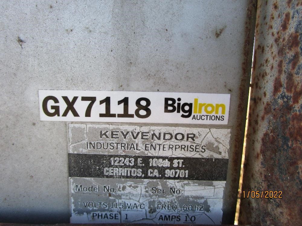 Key Vendor Key Pay - Vendor Machine BigIron Auctions