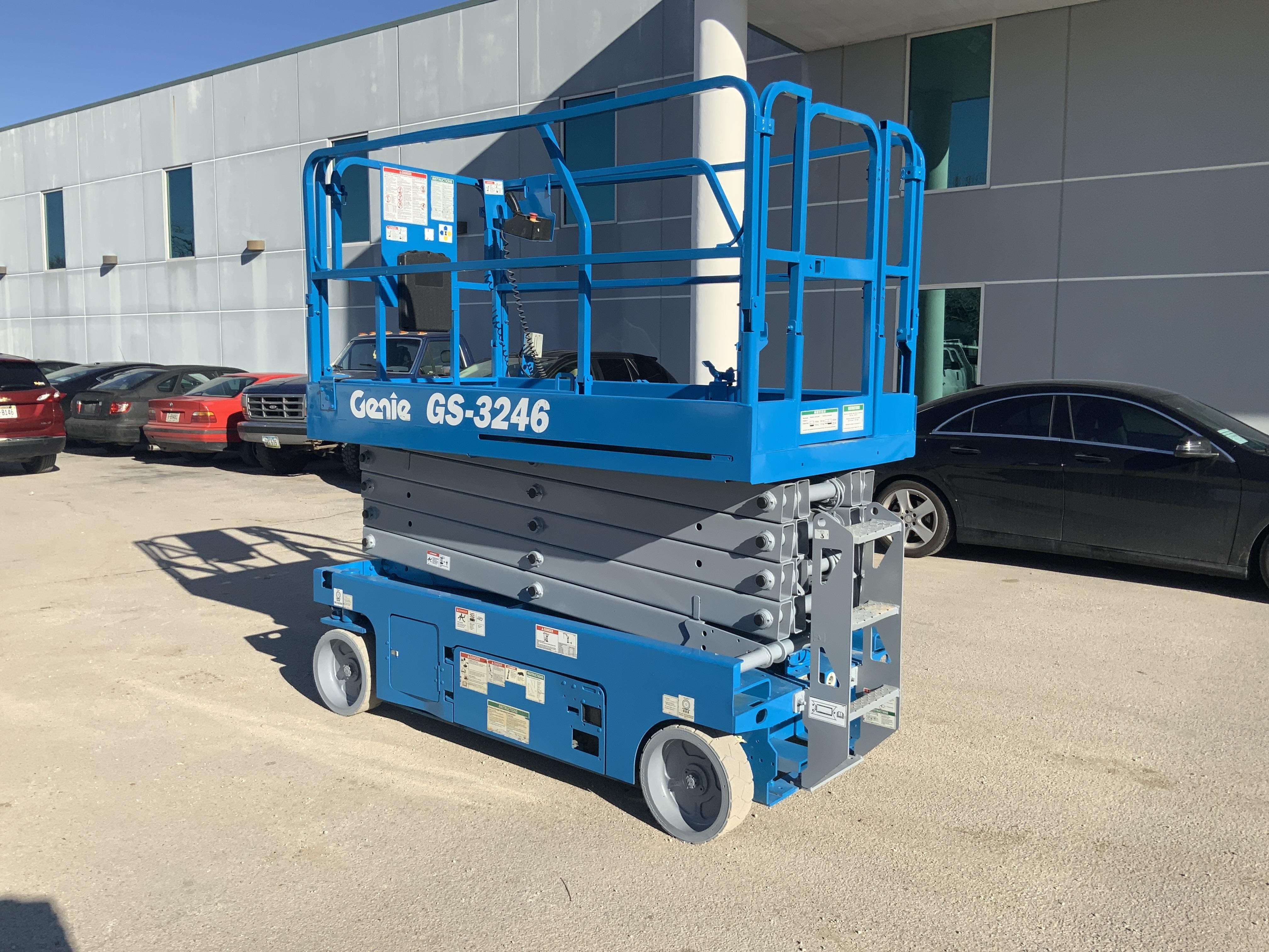 2015 Genie Gs-3246 E-drive Electric Self-propelled Scissor Lift Bigiron 