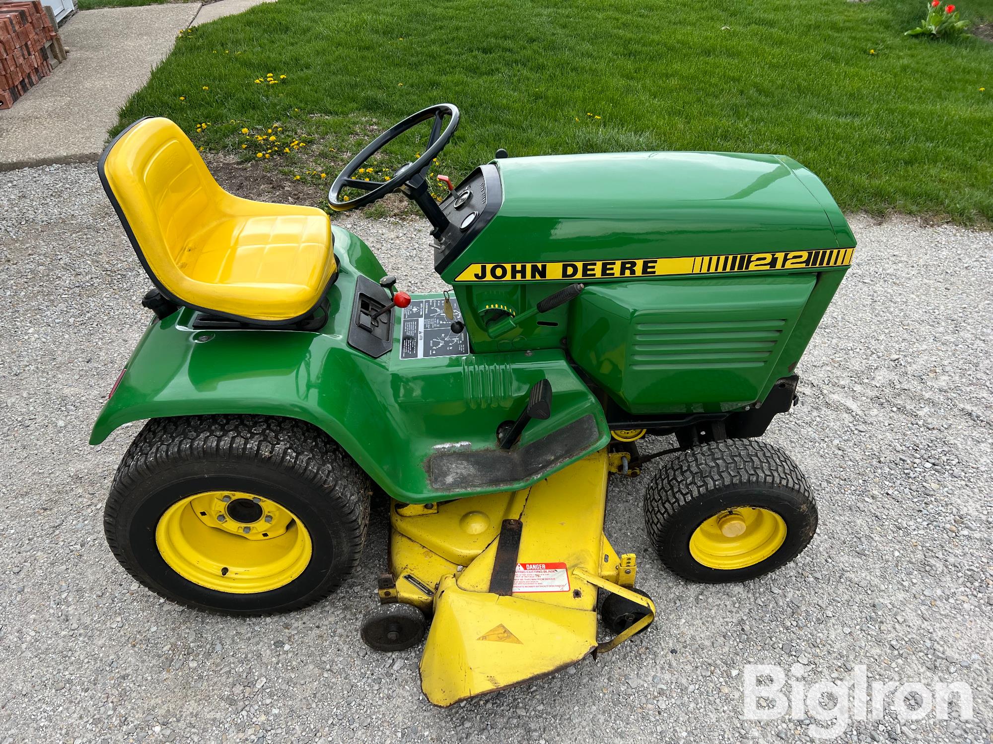 John Deere 212 Lawn Mower BigIron Auctions