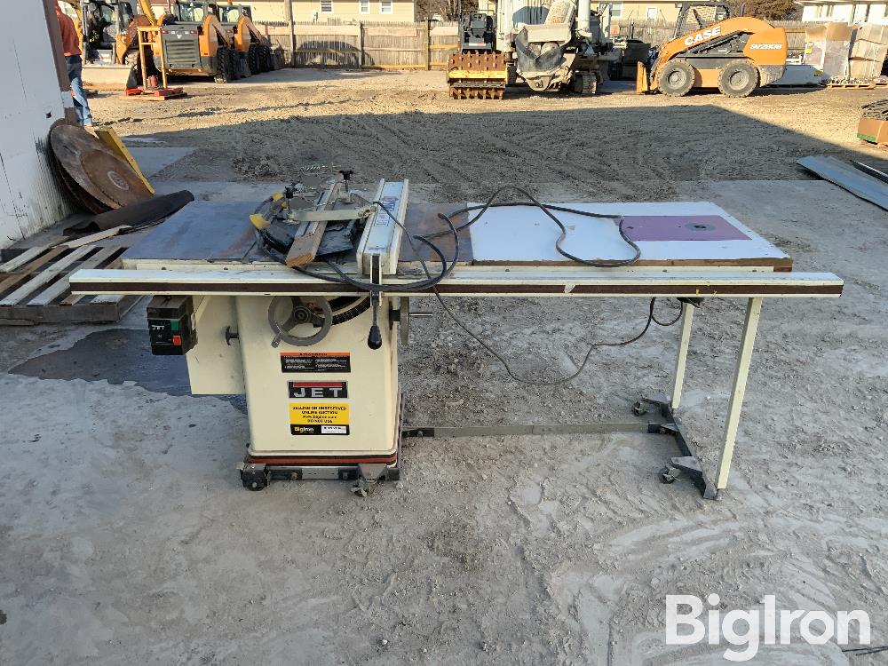 Jet JTAS10XL1 10" Tilting Arbor Table Saw & Router Attachment BigIron